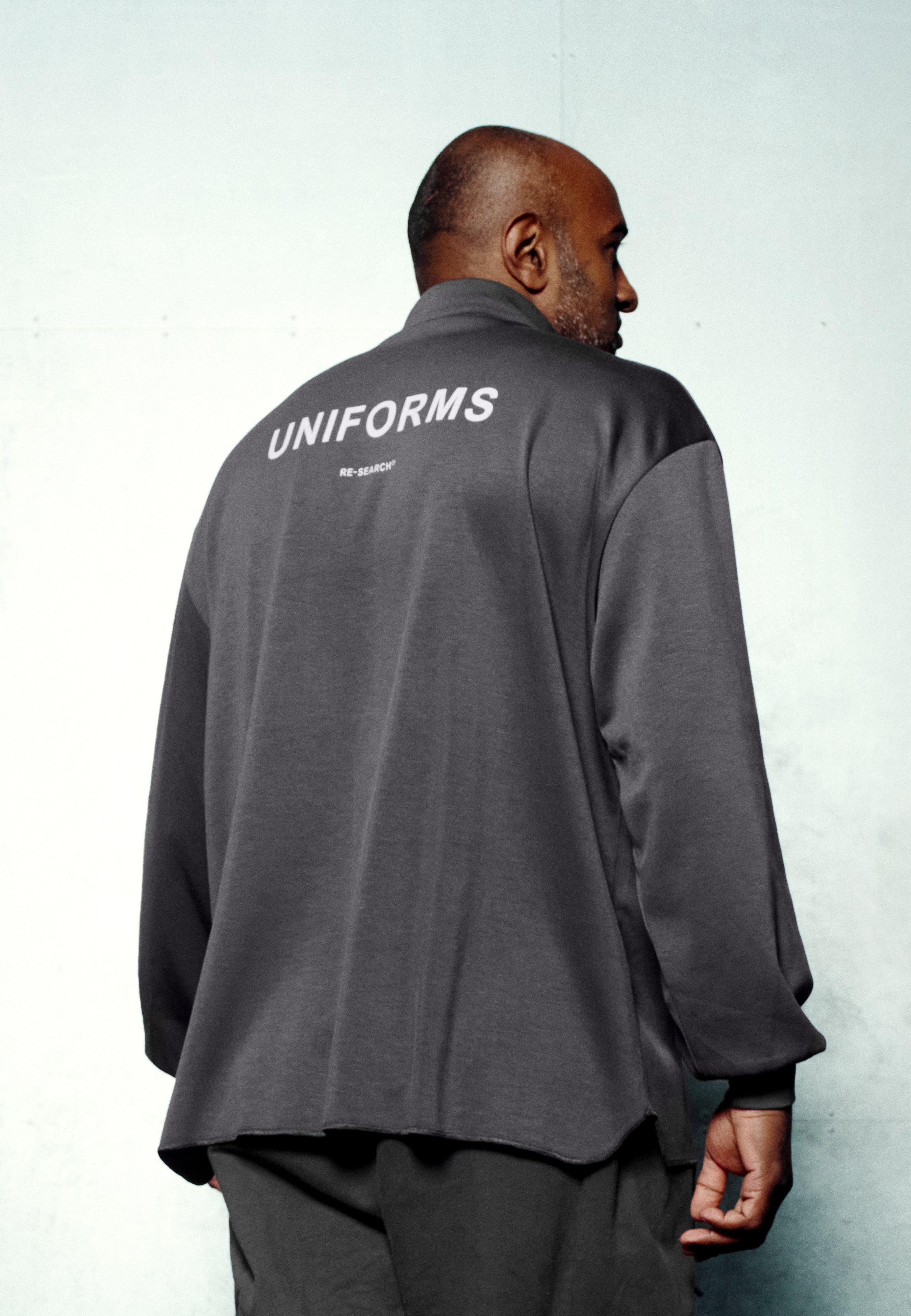 Pullover Motocross Schnitt - Grau