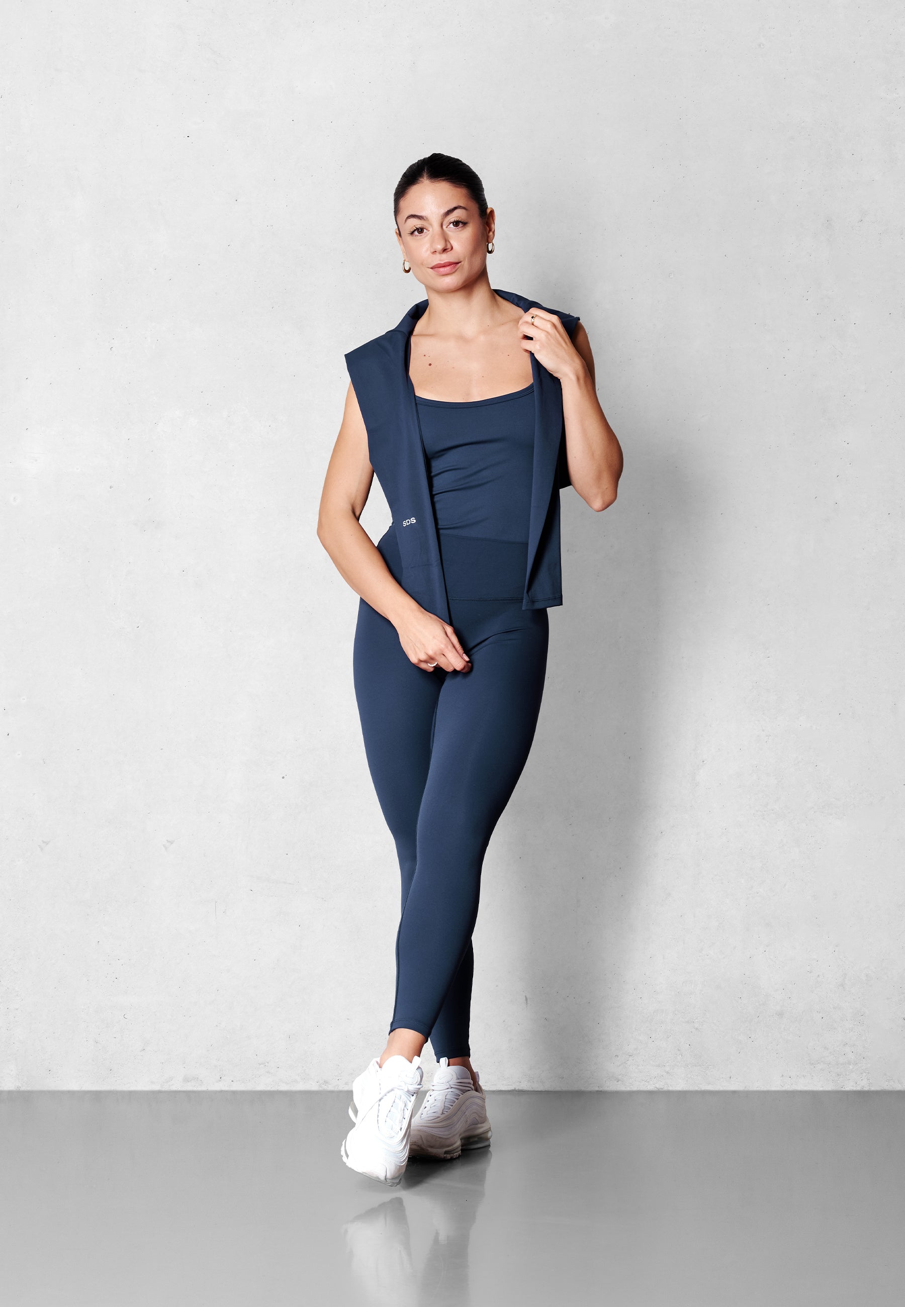 Klassisch Leggings V2 - Dunkles Teeblau