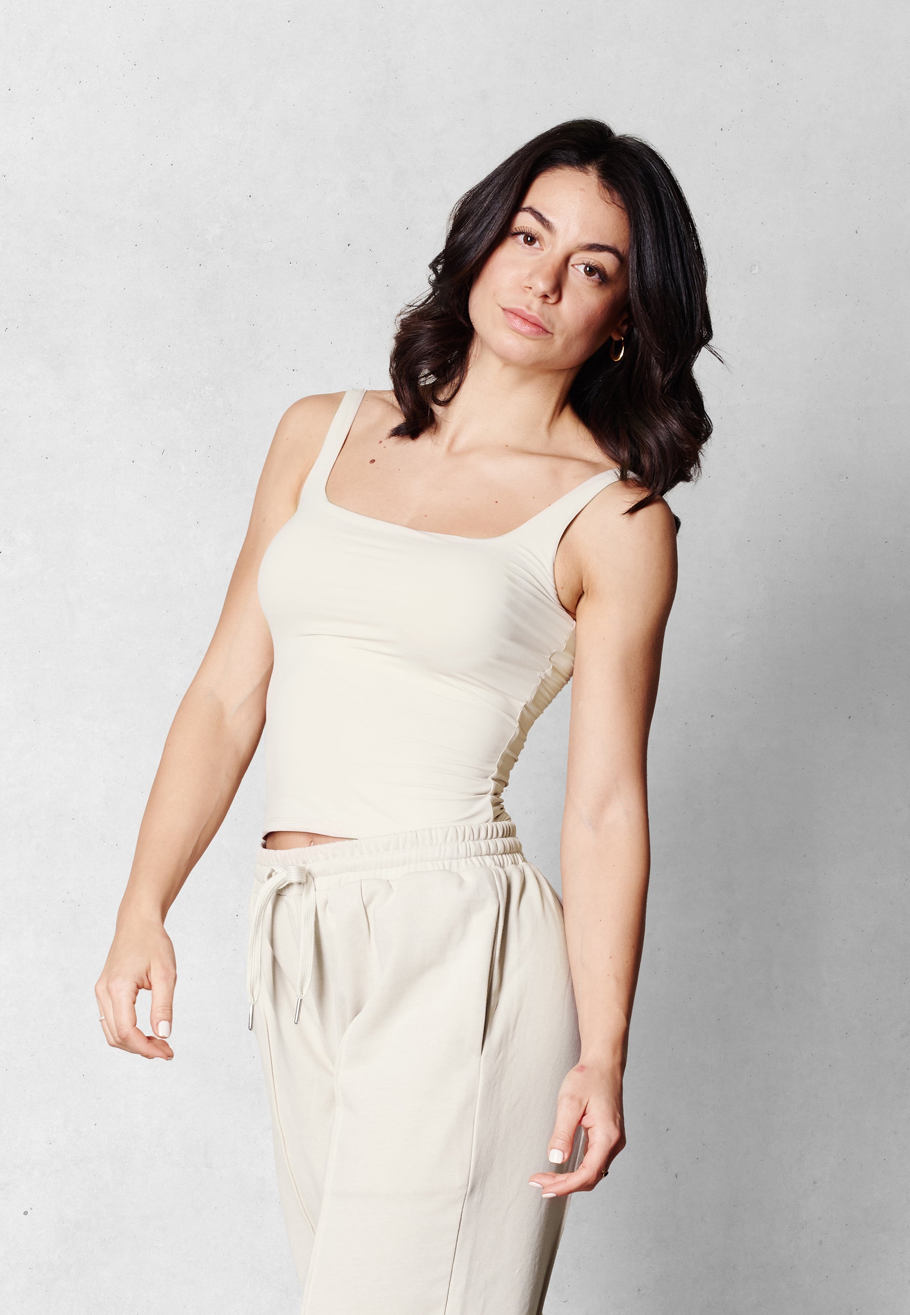 Silky Soft Top - Beige