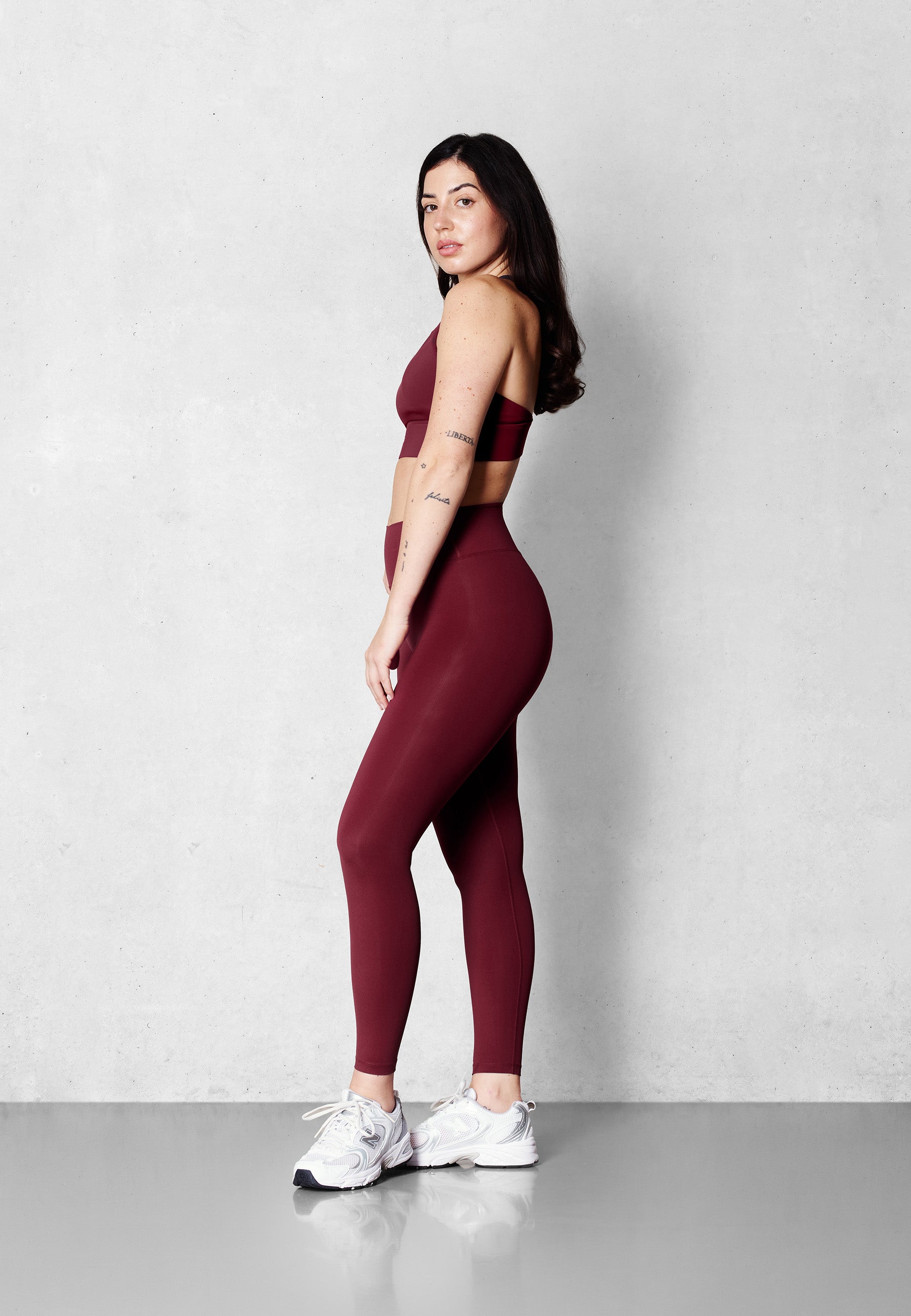 V-Shape Tights - Merlot