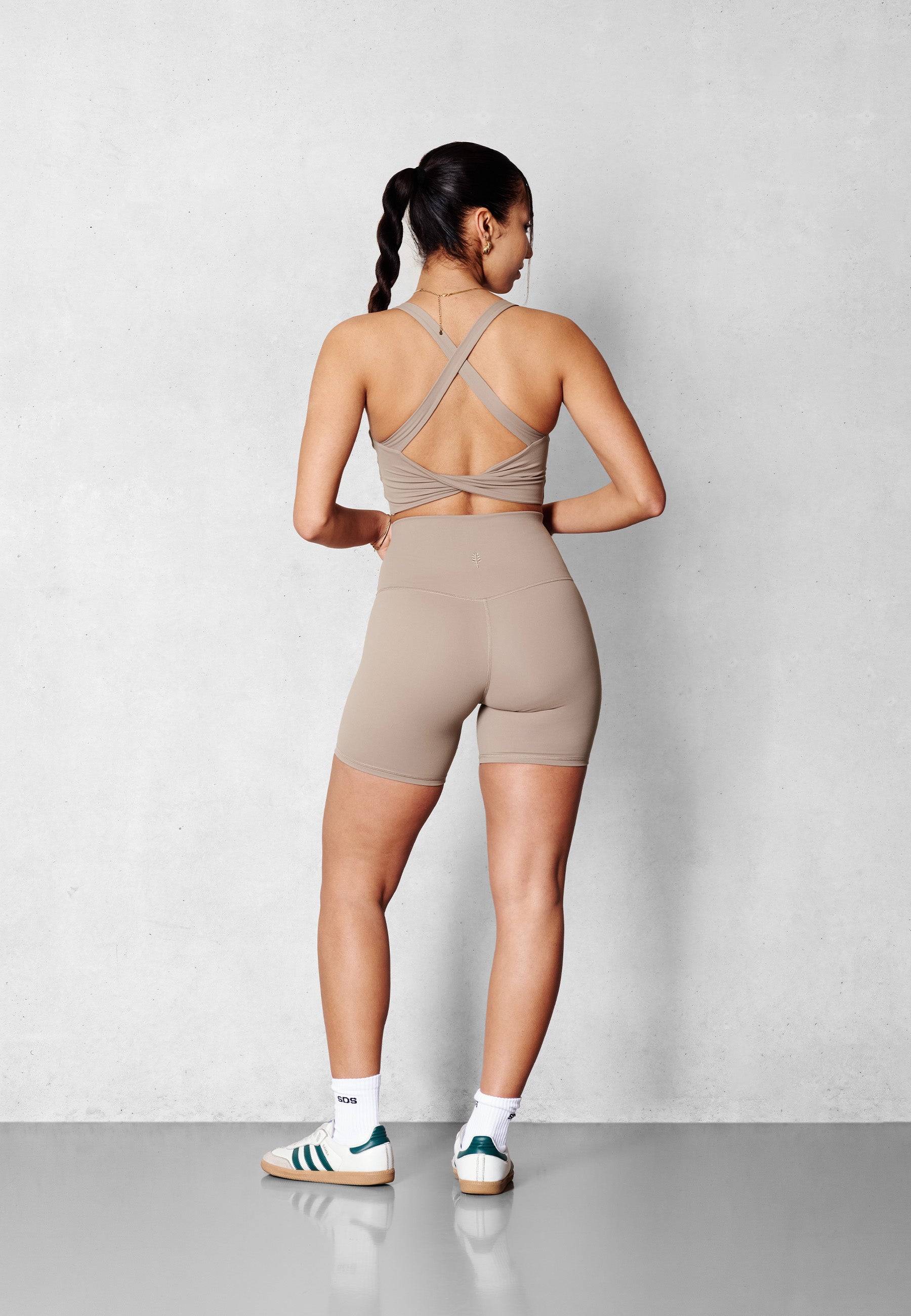 Biker Shorts mid length V3 - Affogato