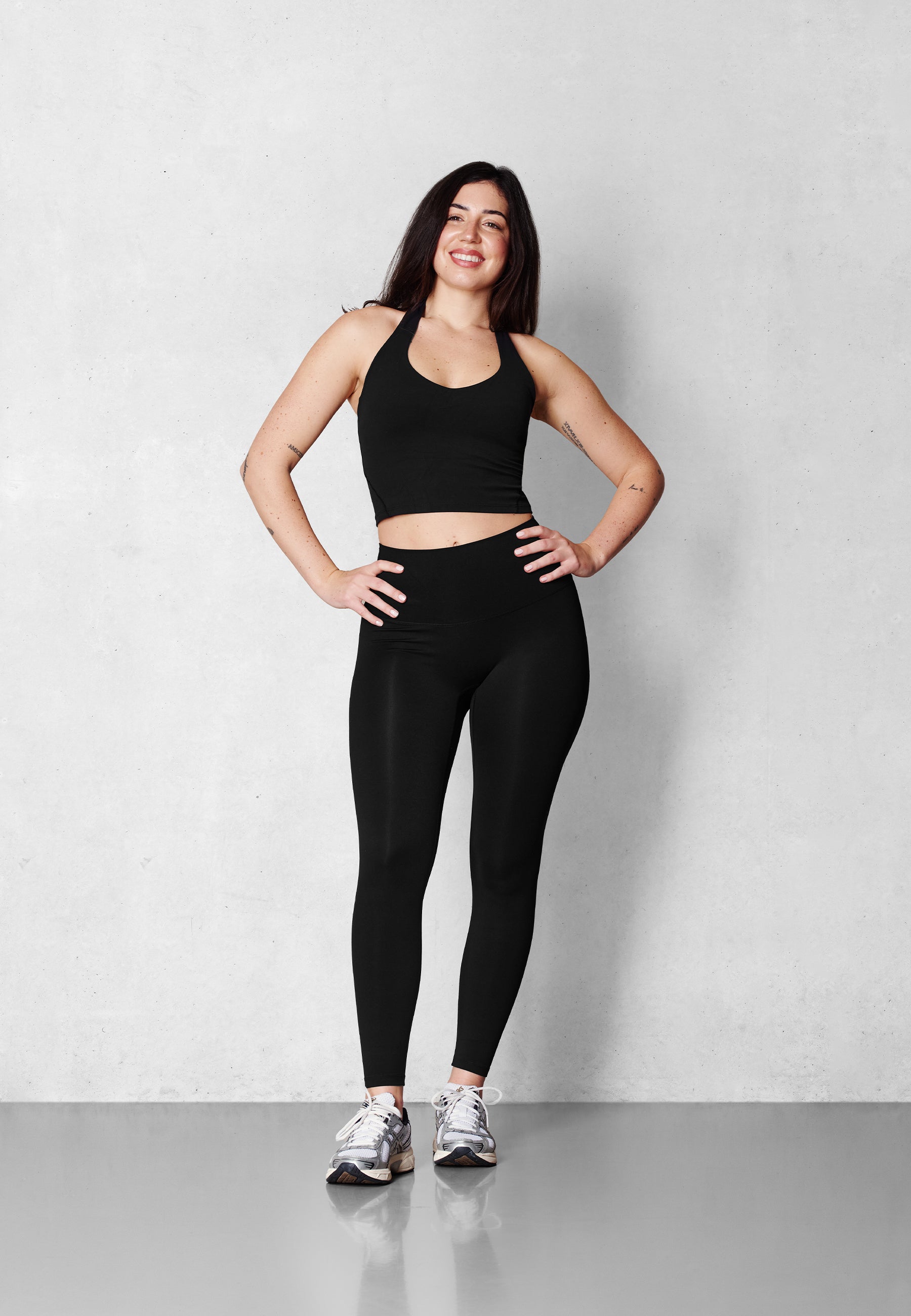 Halter Neck Top - Black