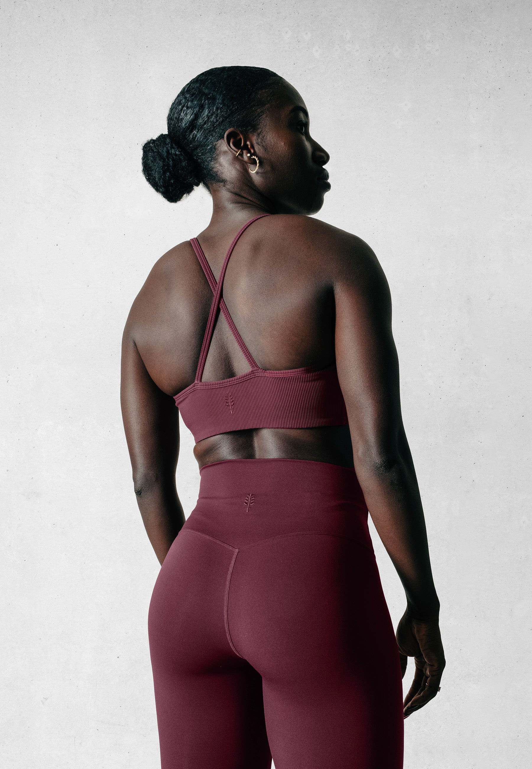 V-Shape Tights - Merlot