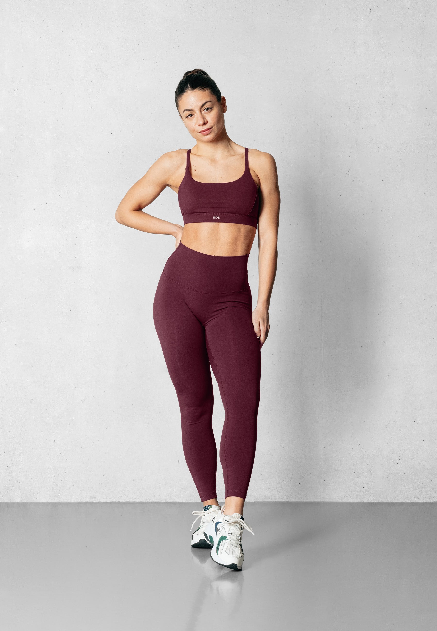 V-Shape Tights - Merlot