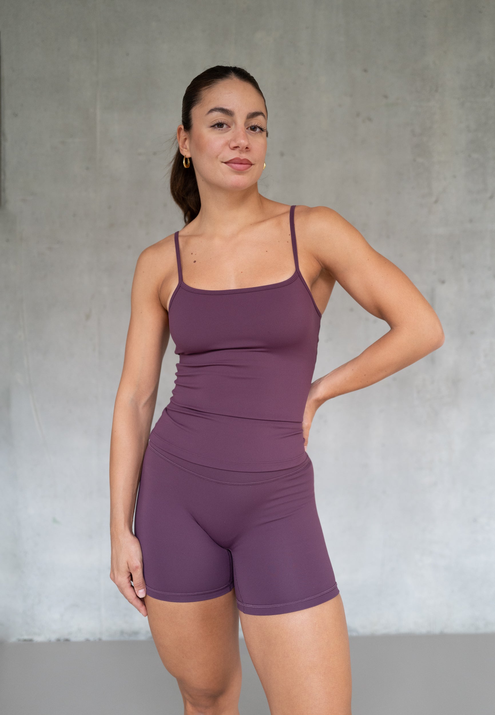 Classic Staple Tank - Deep Berry