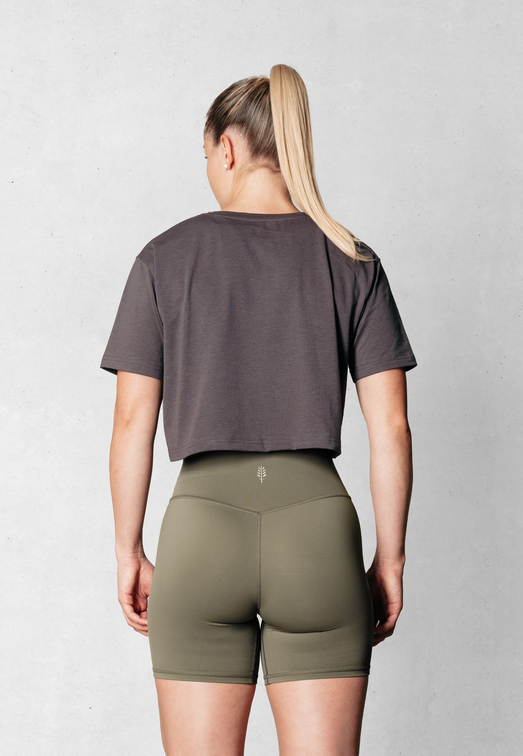 Biker Shorts mid length - Army Green