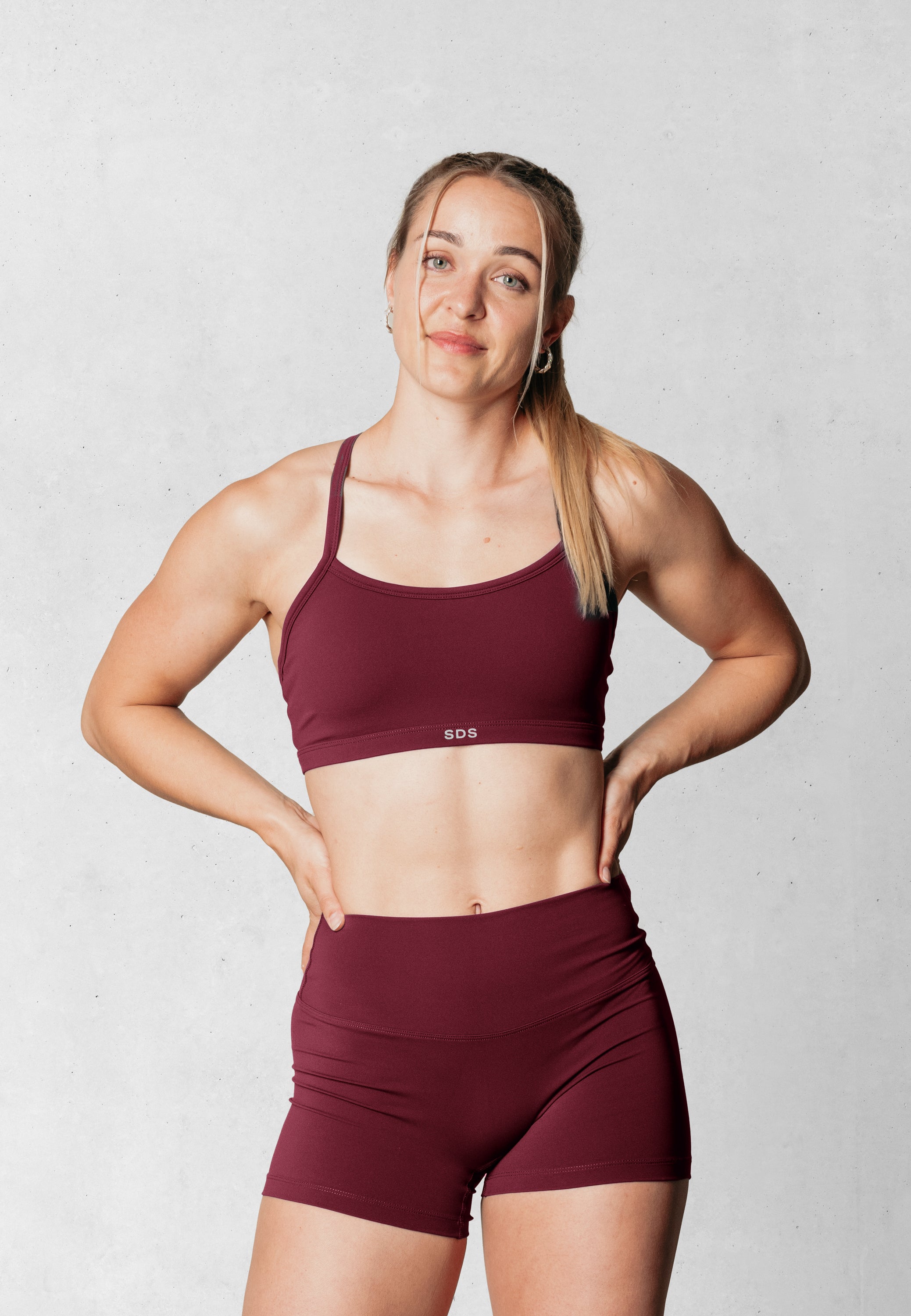 Linear Bra - Merlot
