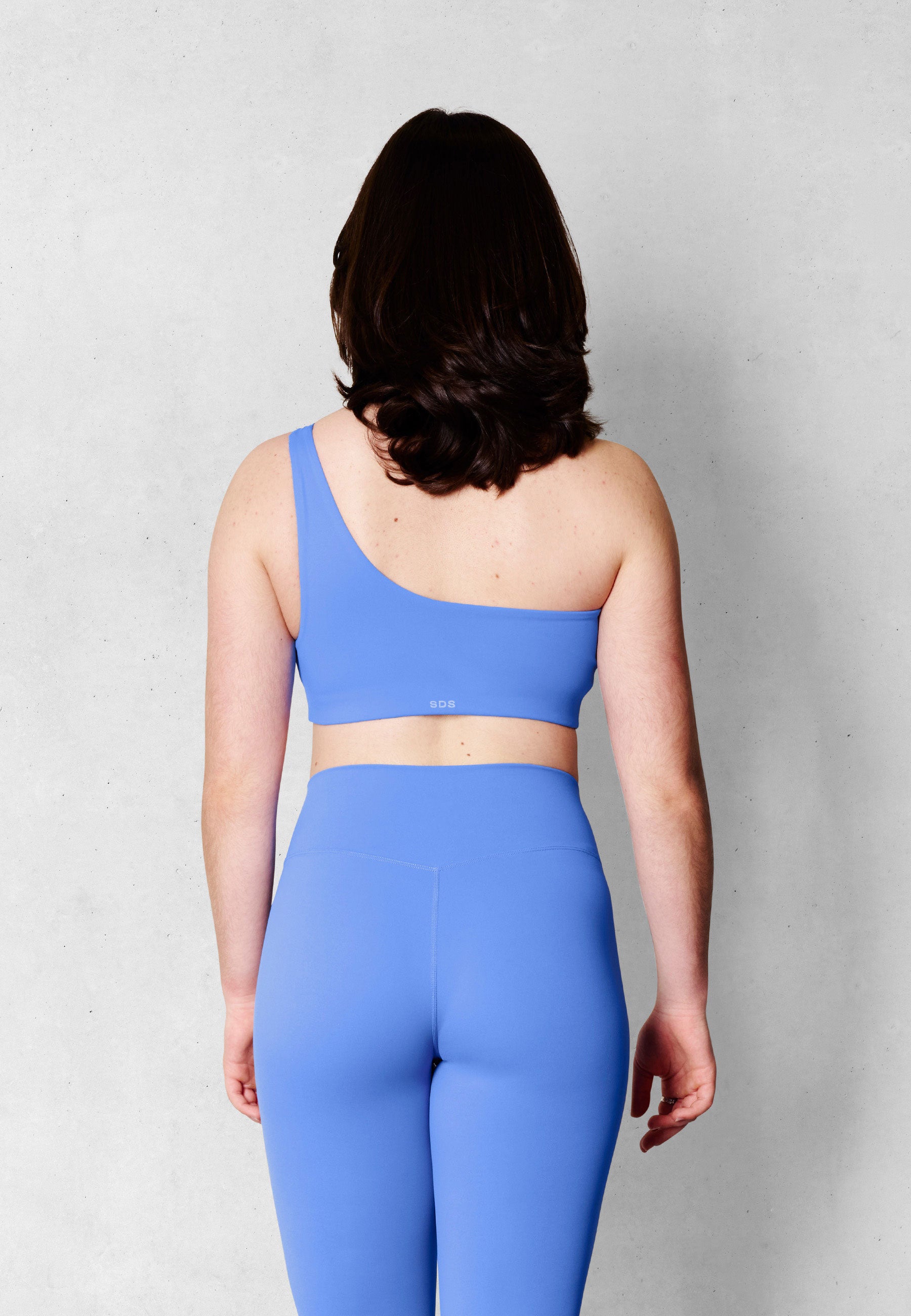 One Shoulder Bra - Sky Blue