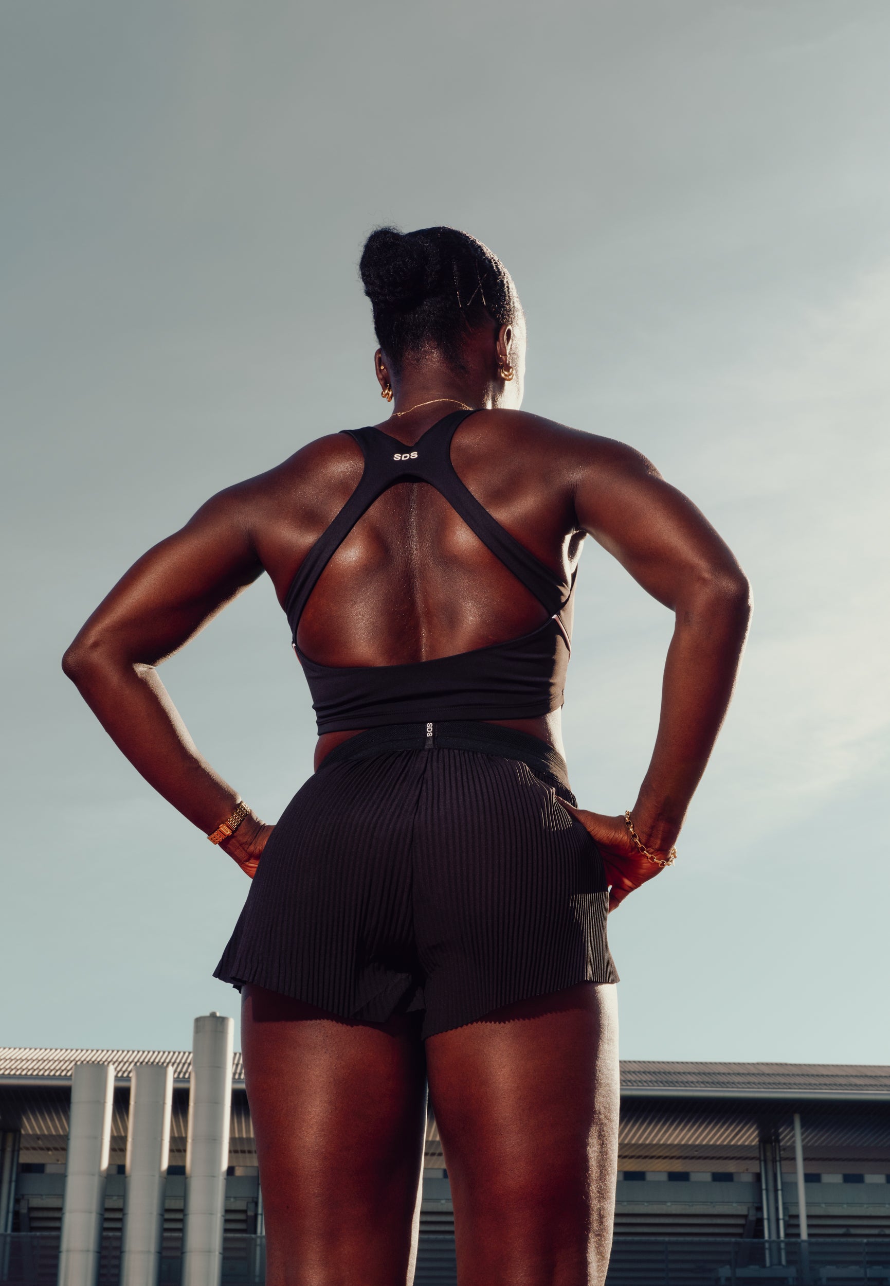 Endorphin Flare Run Shorts - Black