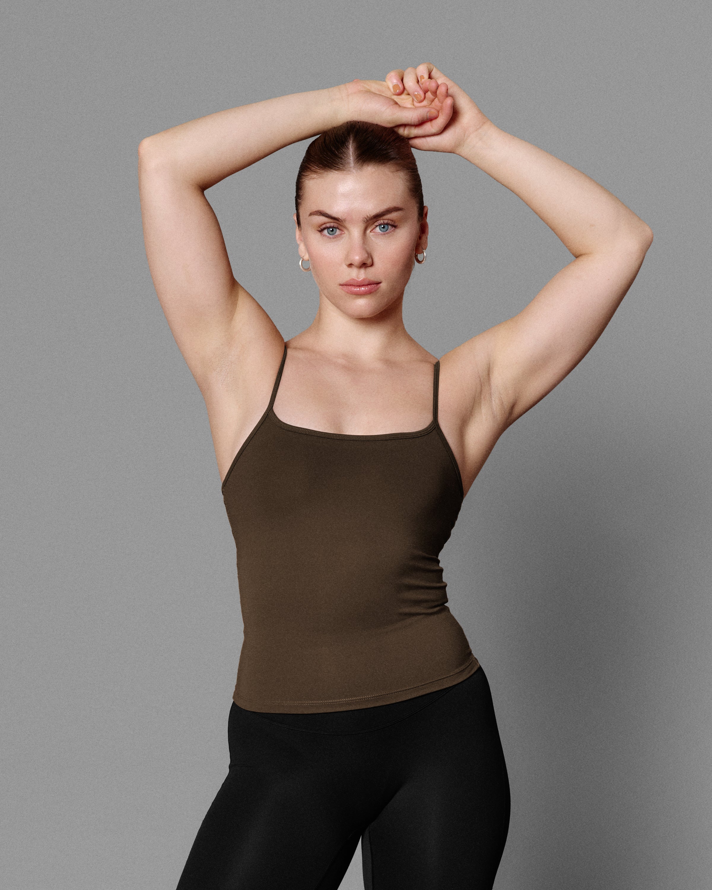 Classic Staple Tank - Light Brown Khaki