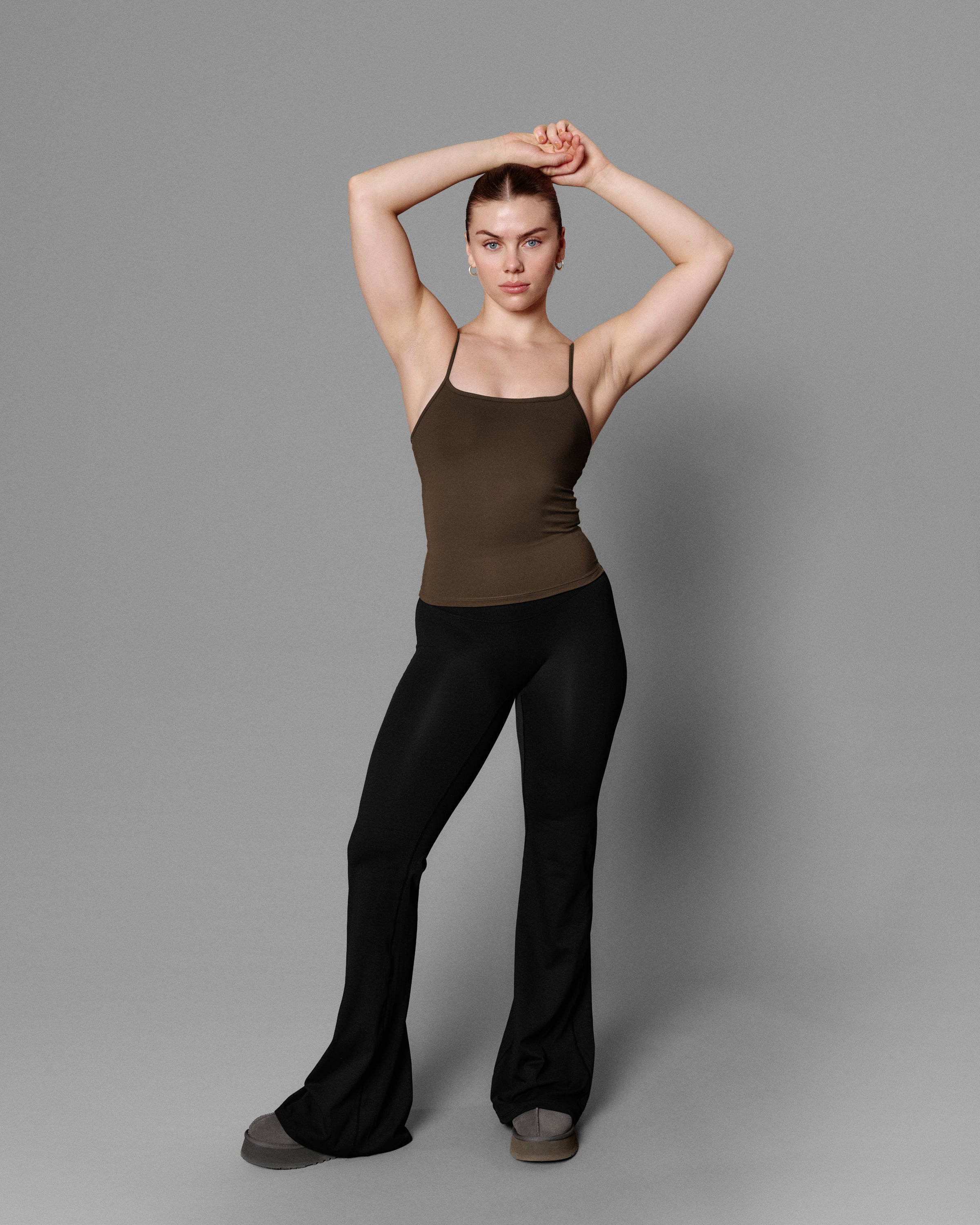 Classic Staple Tank - Light Brown Khaki