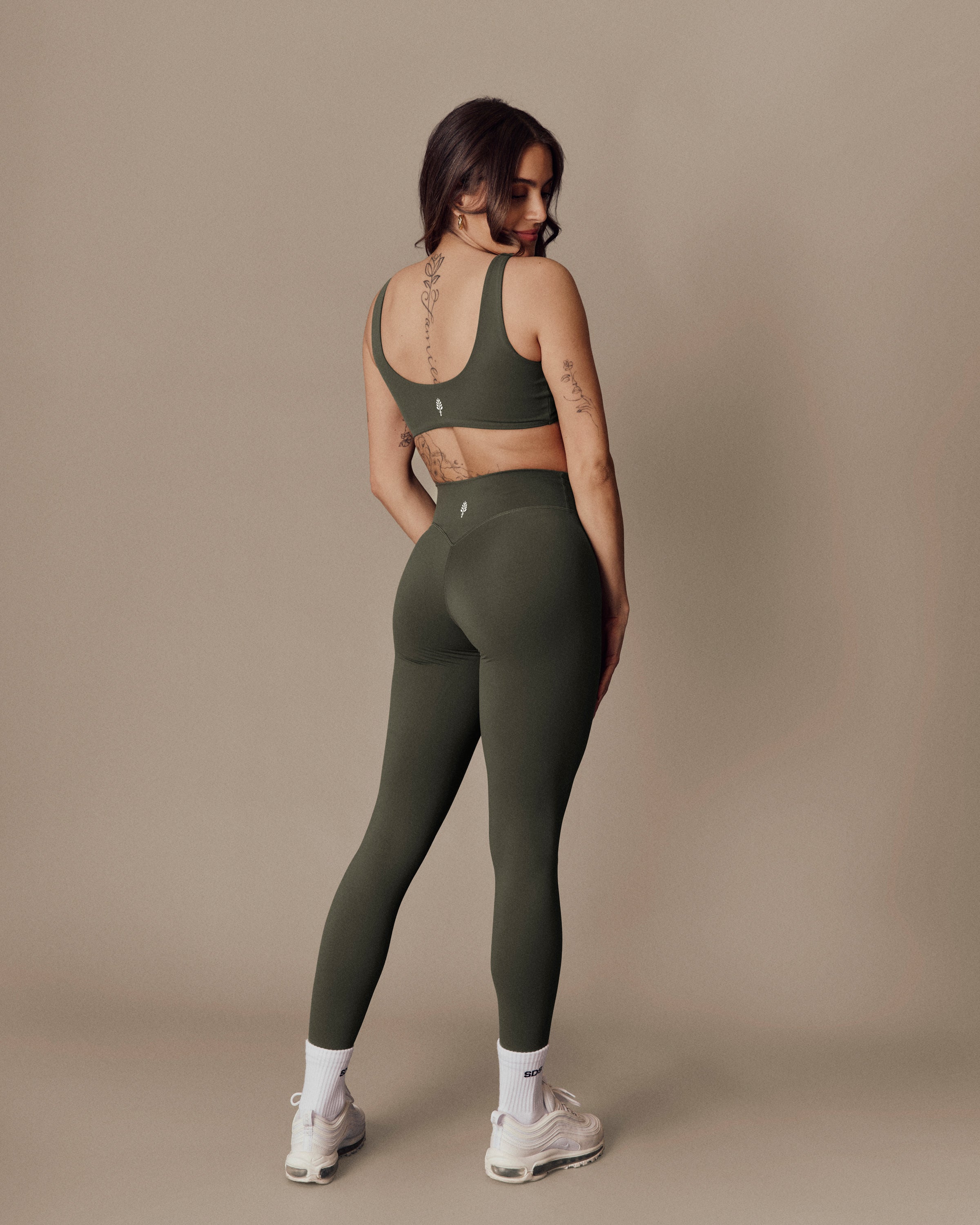 Aura Bra SculptFlex - Medium Support - Mountain Green