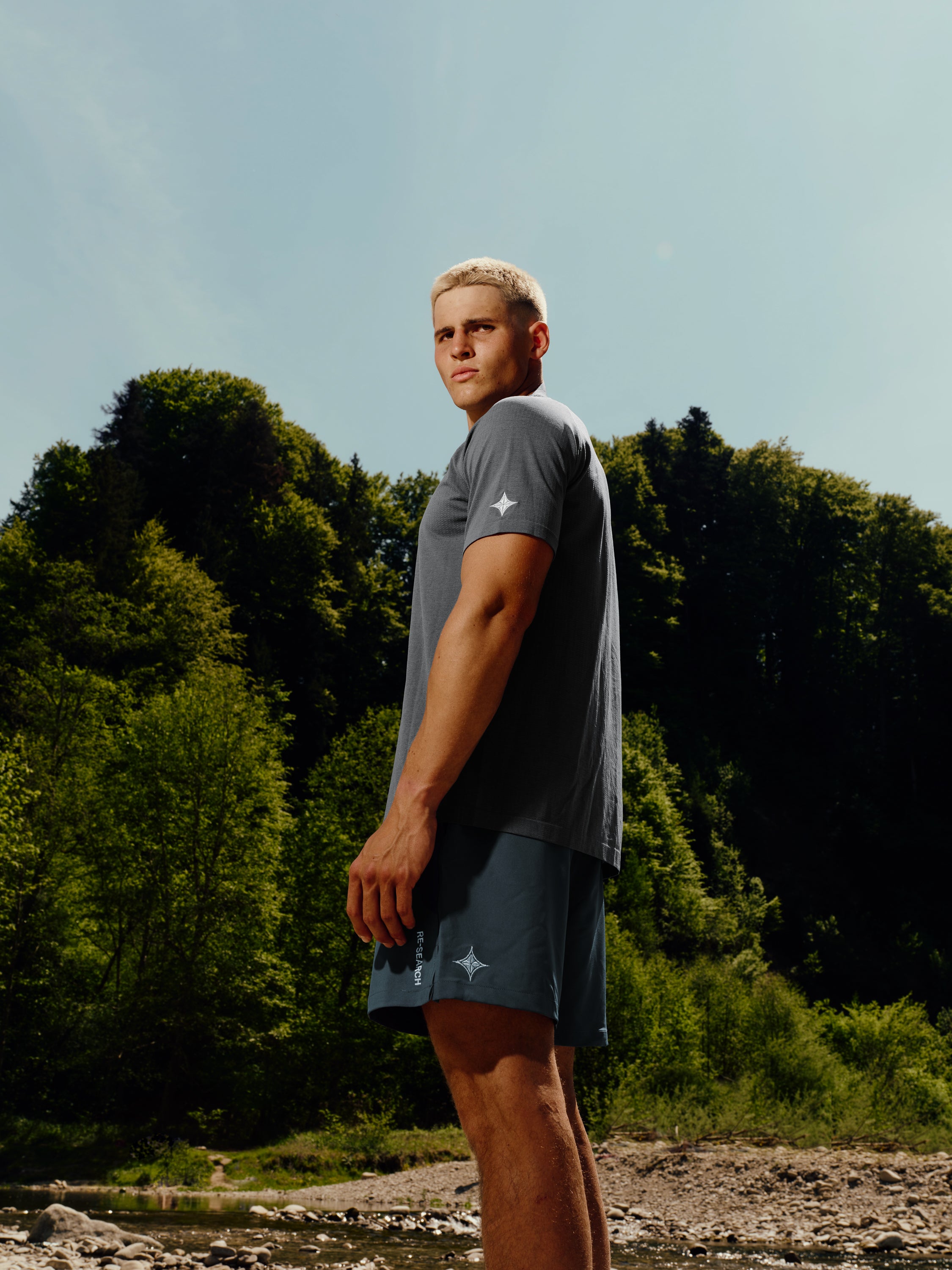 Training Shorts - Faded Blue