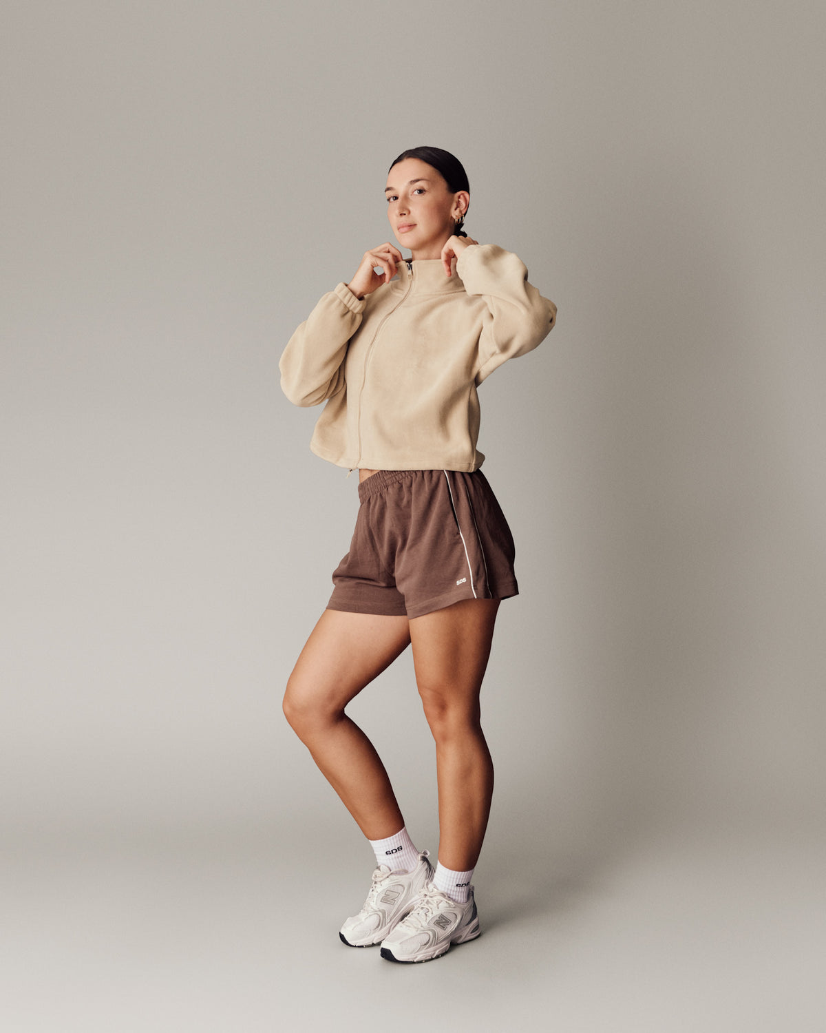 Soft Fleece Jacket - Beige