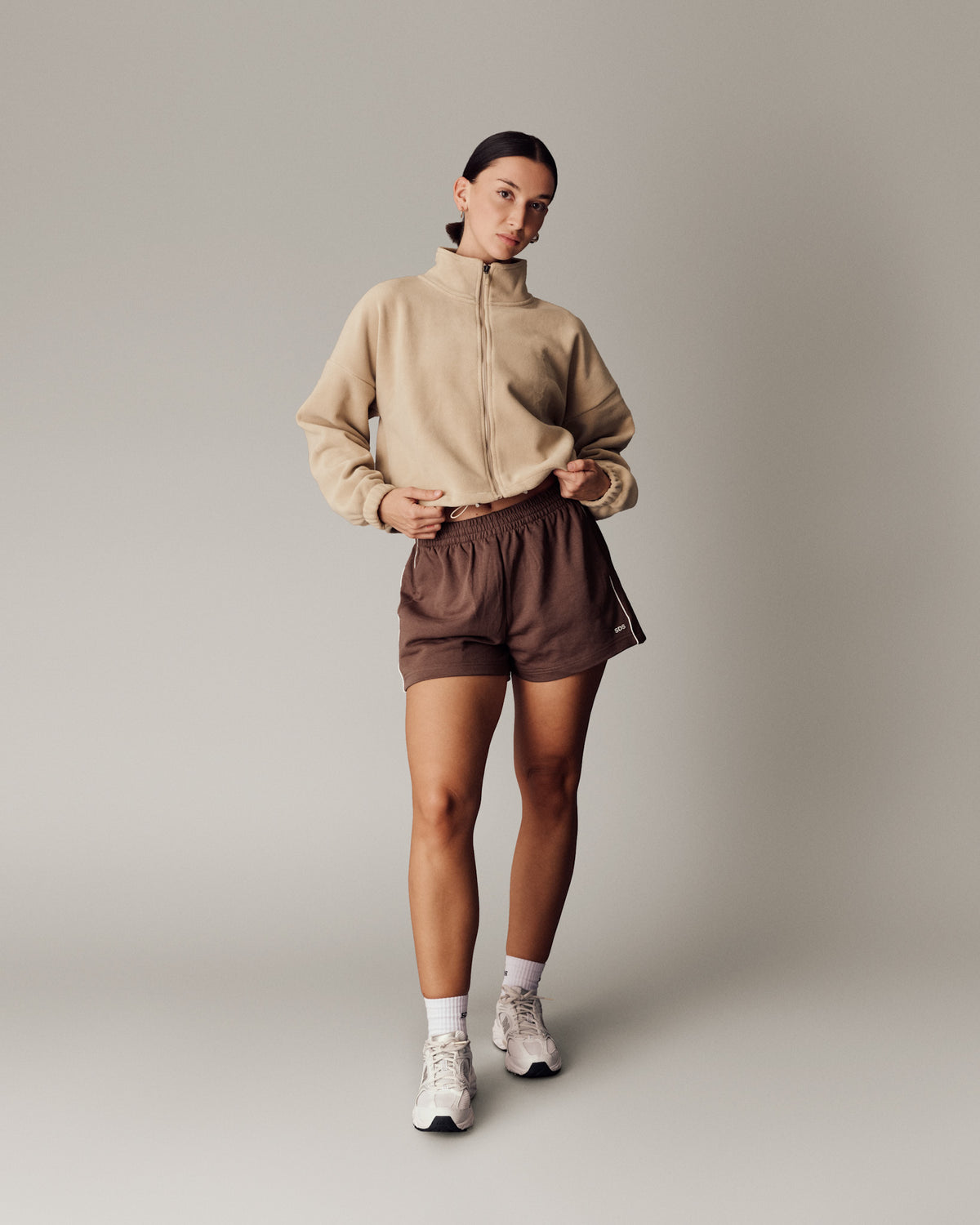 Cotton Shorts - Nut Brown
