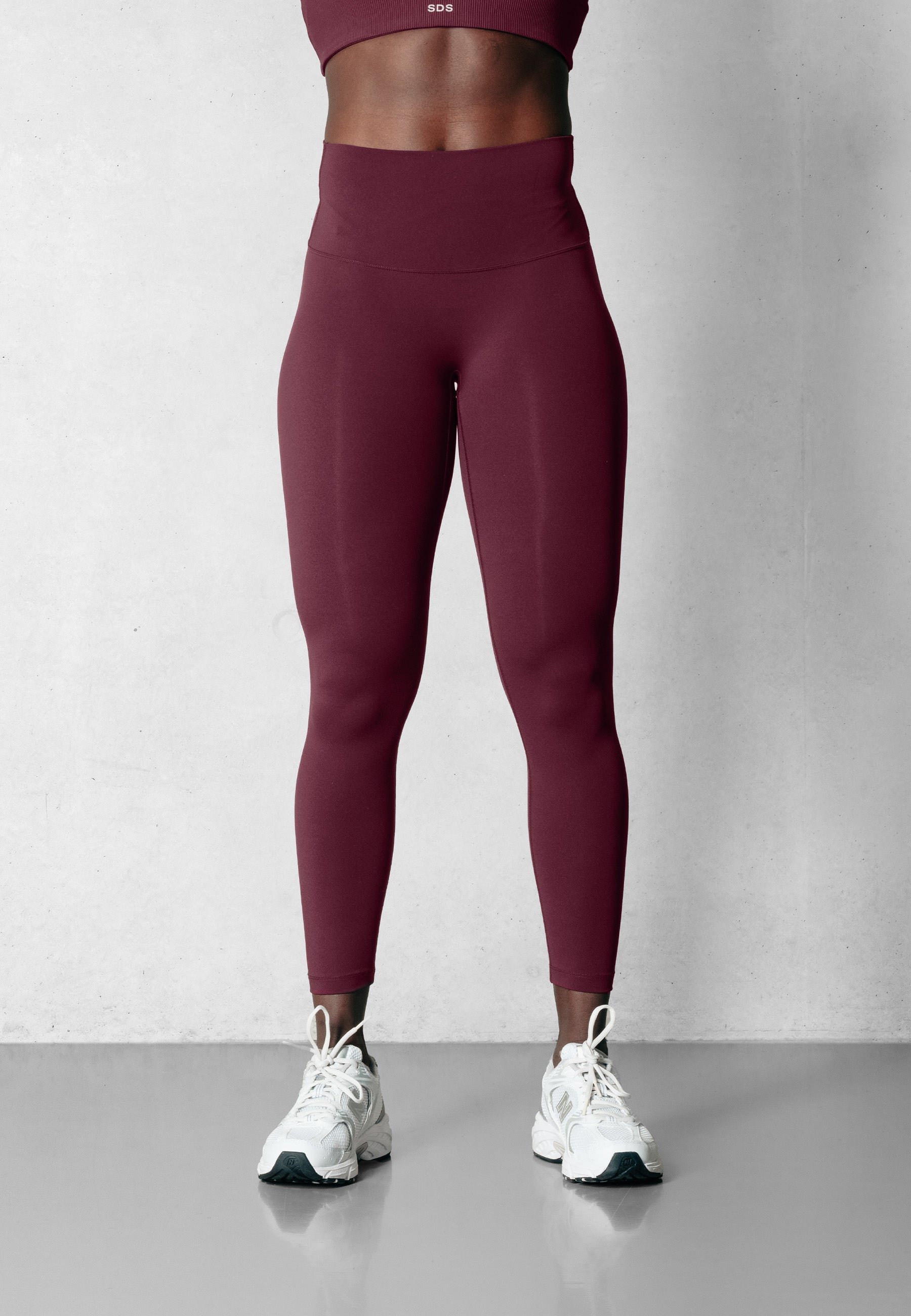 V-Shape Tights - Merlot