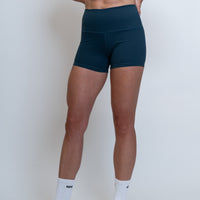 Classic Booty Shorts - Charcoal Blue