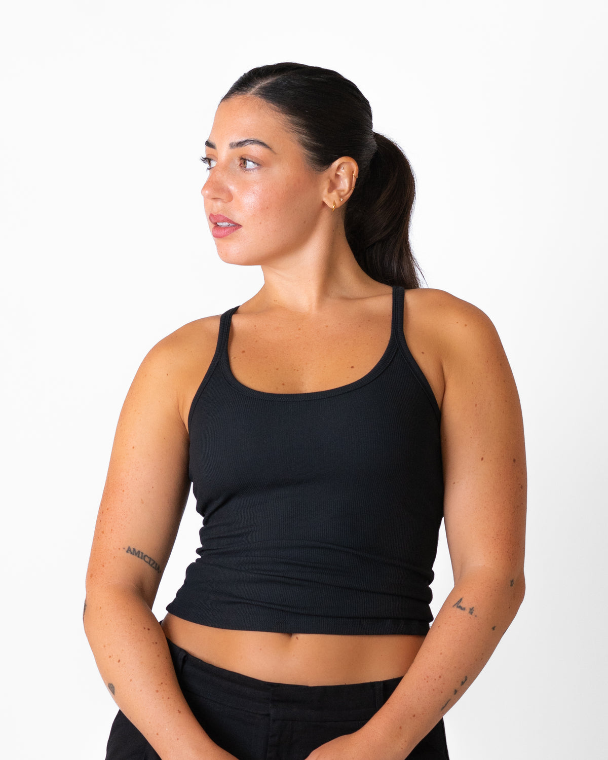 Racer Tank - basis Natural Fiber - Black (Coming Soon)