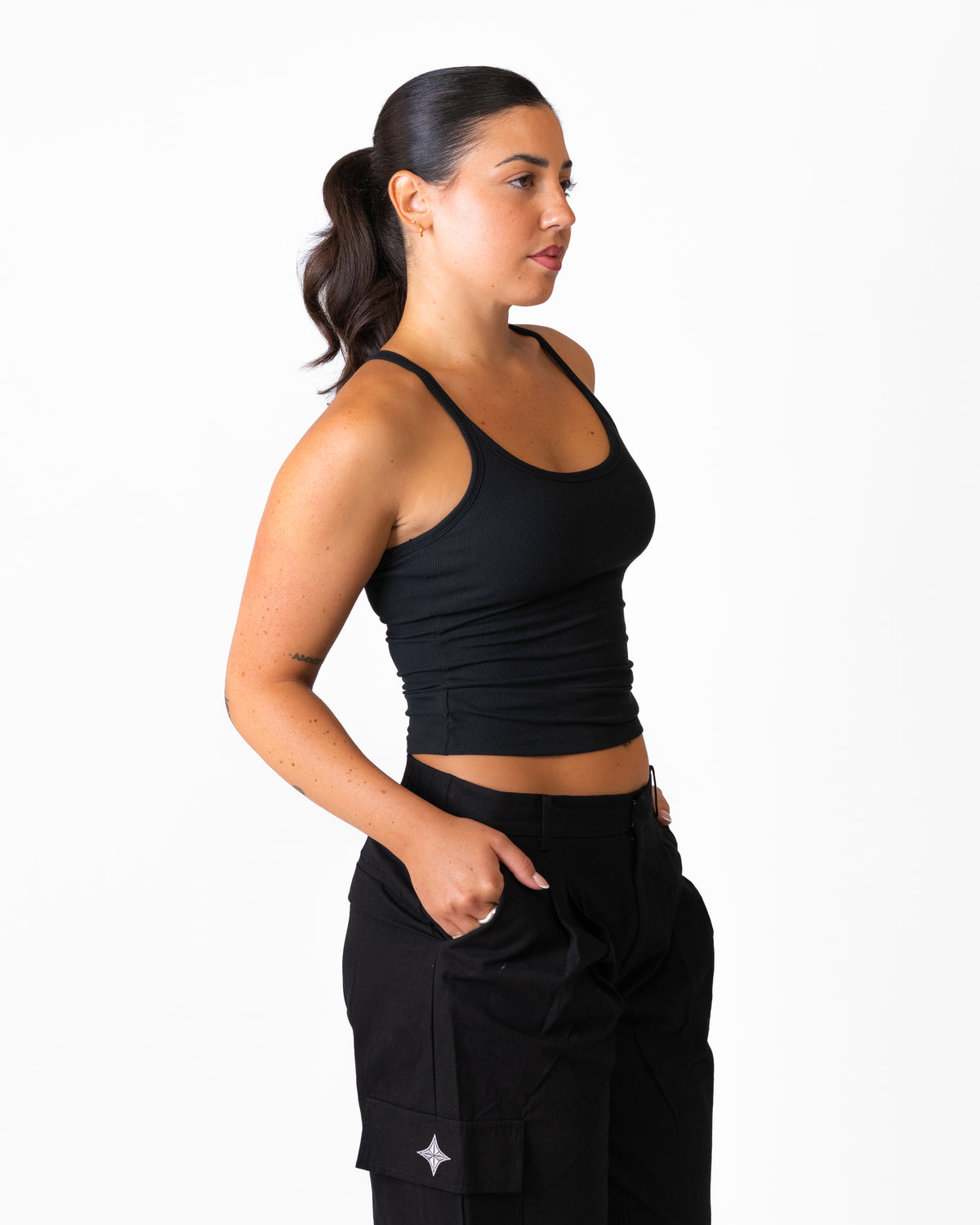 Racer Tank - basis Natural Fiber - Black (Coming Soon)