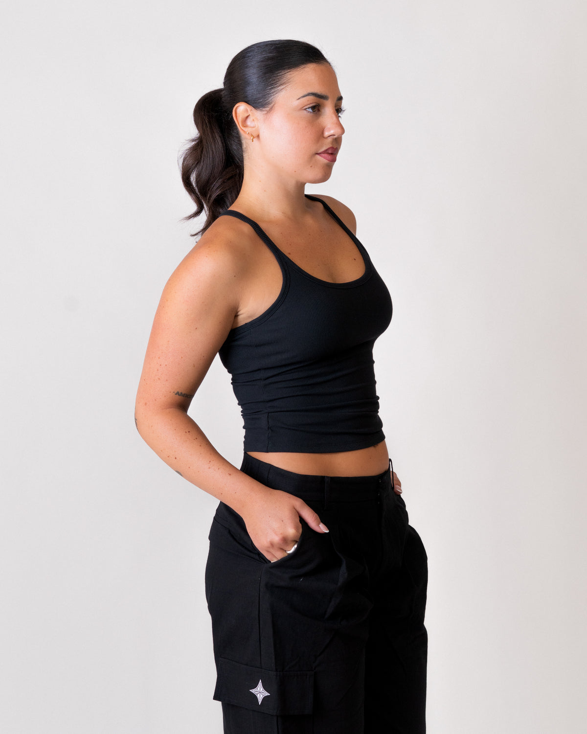Racer Tank - basis Natural Fiber - Black (Coming Soon)