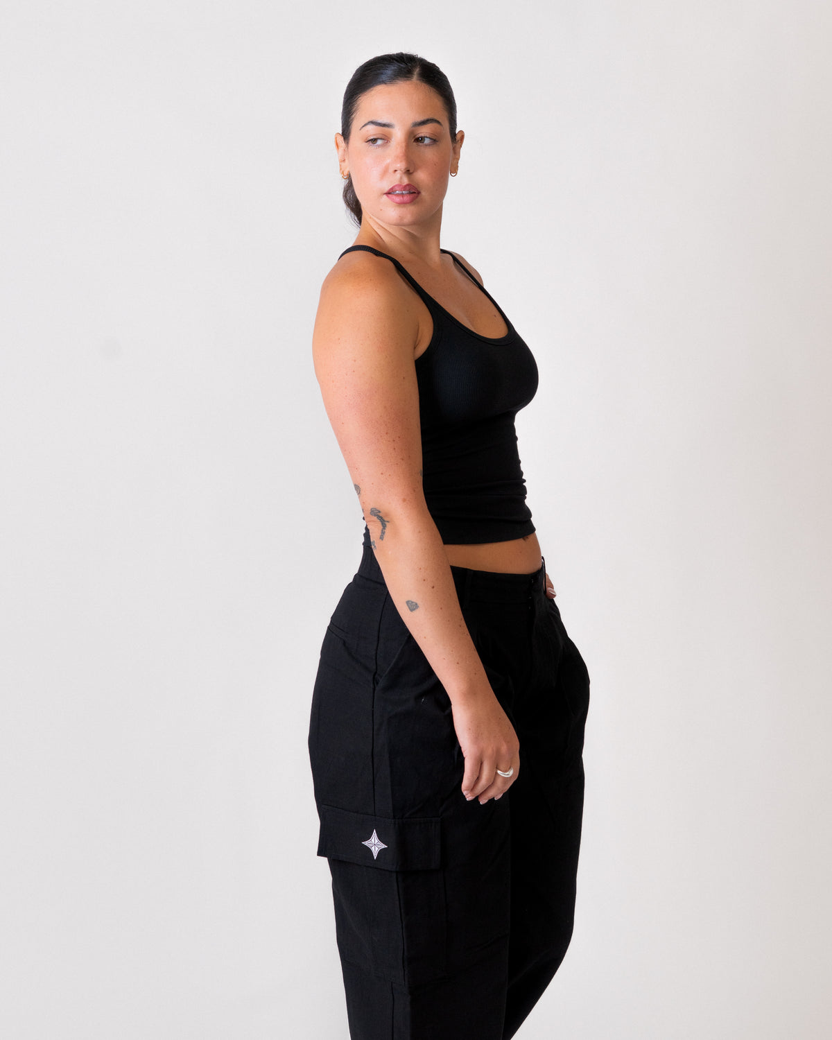 Racer Tank - basis Natural Fiber - Black (Coming Soon)