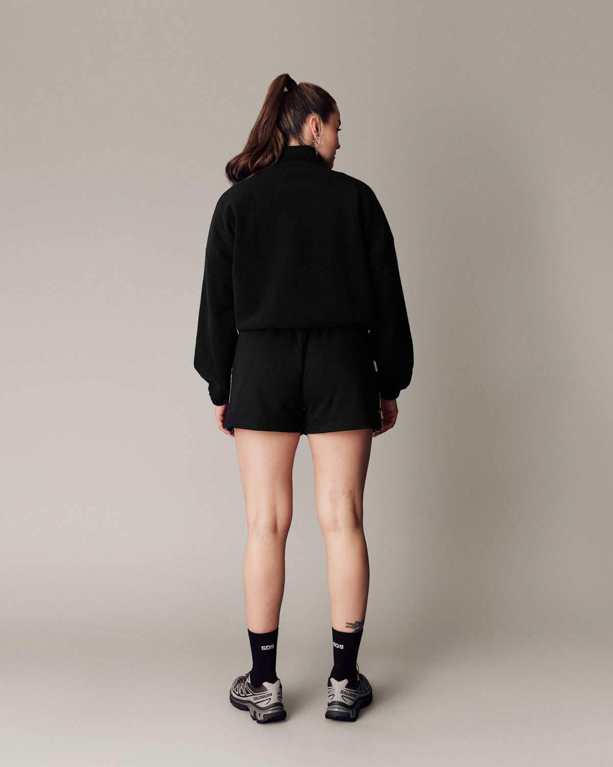 Soft Fleece Jacket -Black