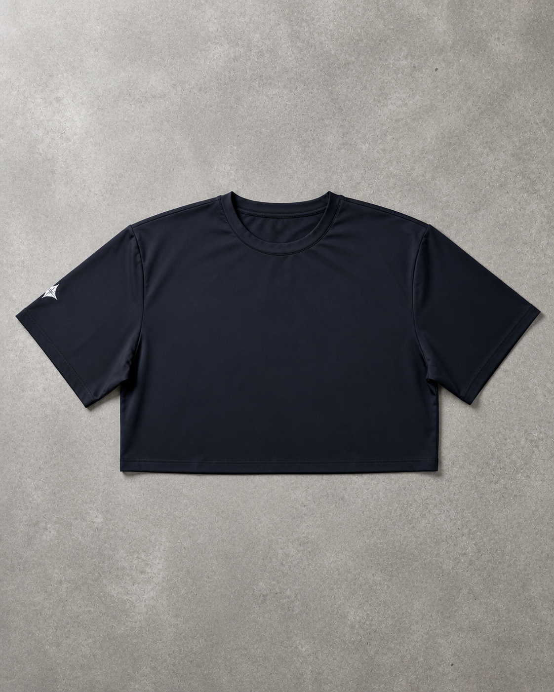 Cropped UNIFORM Perform T - Black