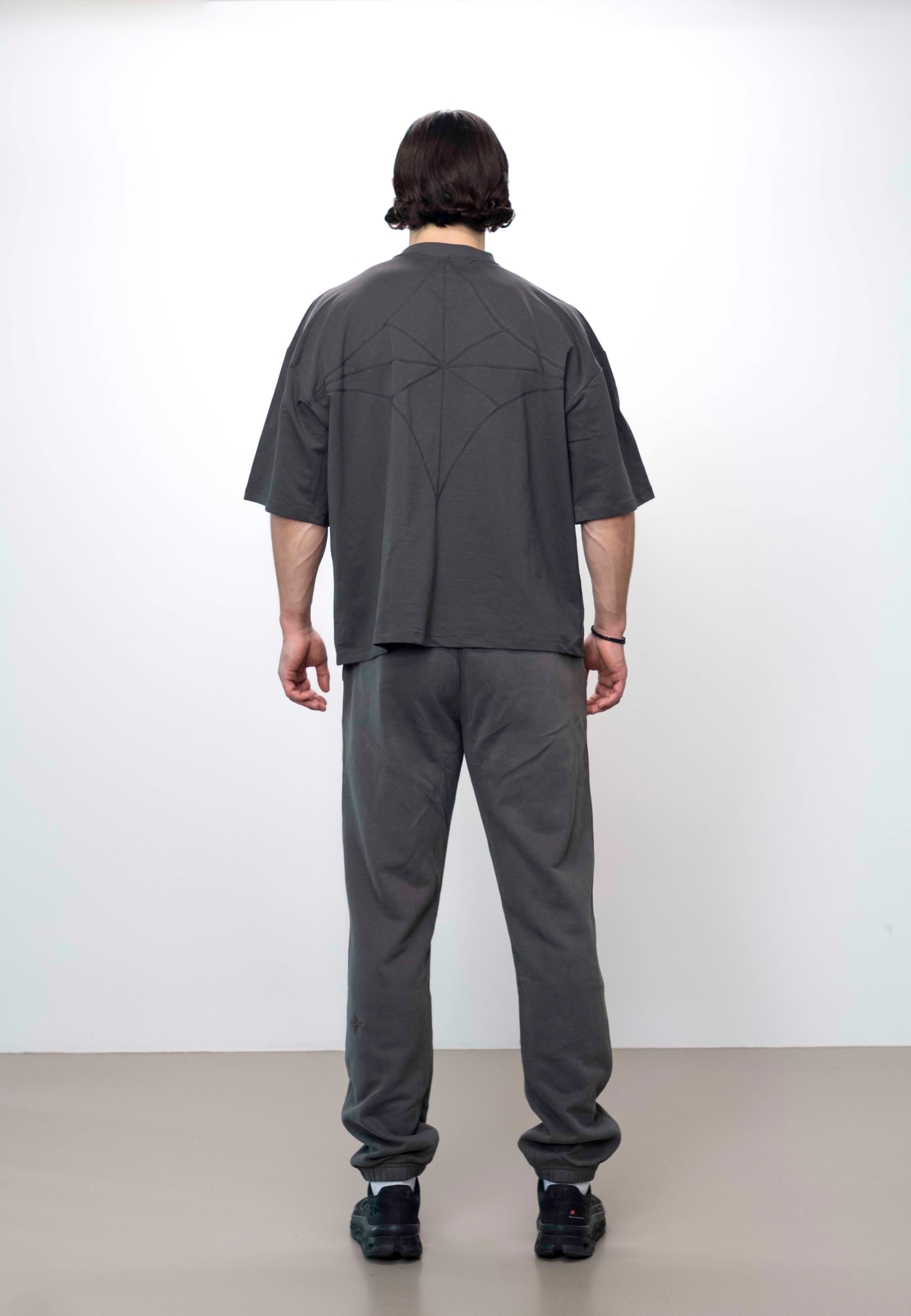 Signature Oversized T - Grey