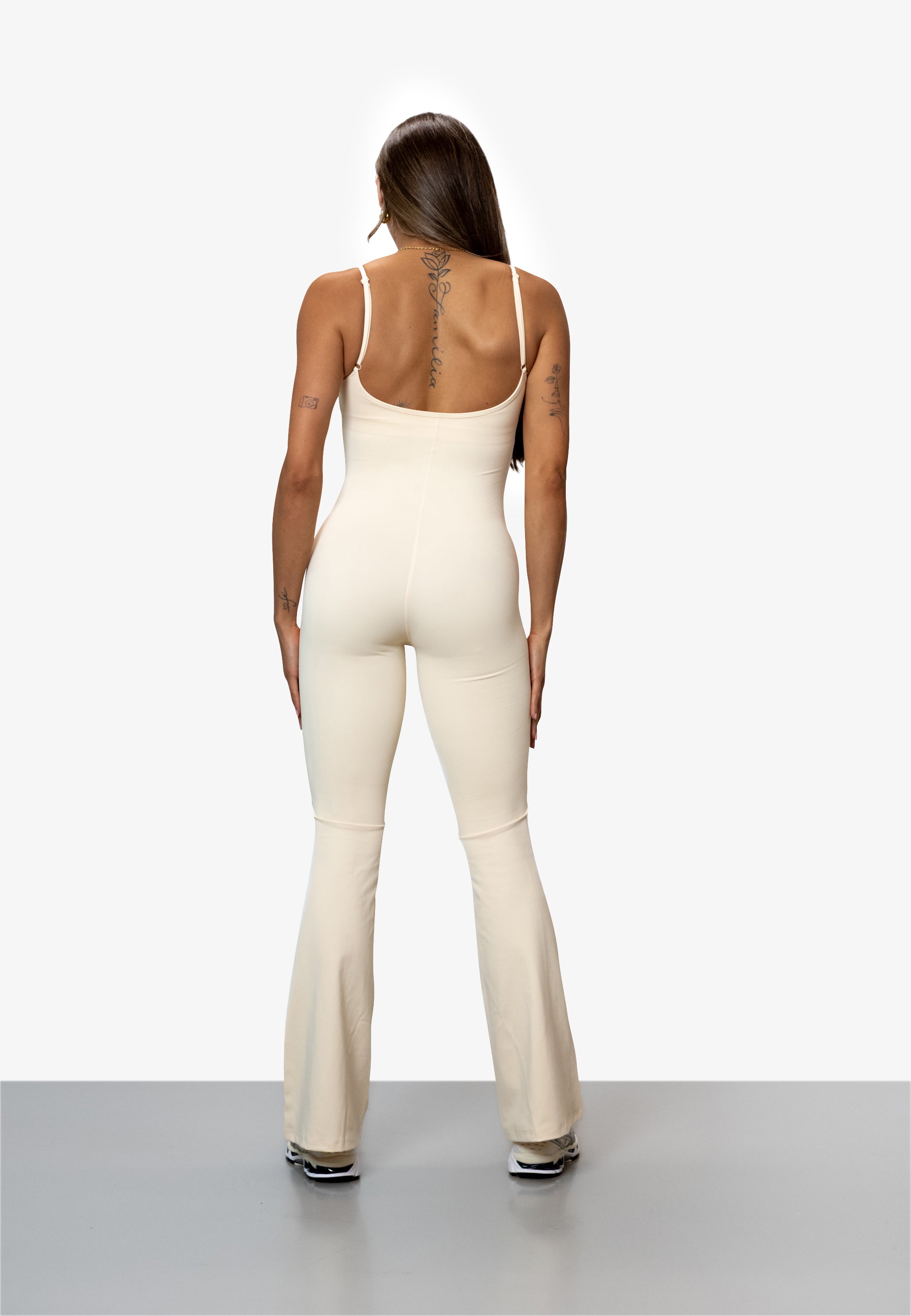 Flare Jumpsuit - Buttercream