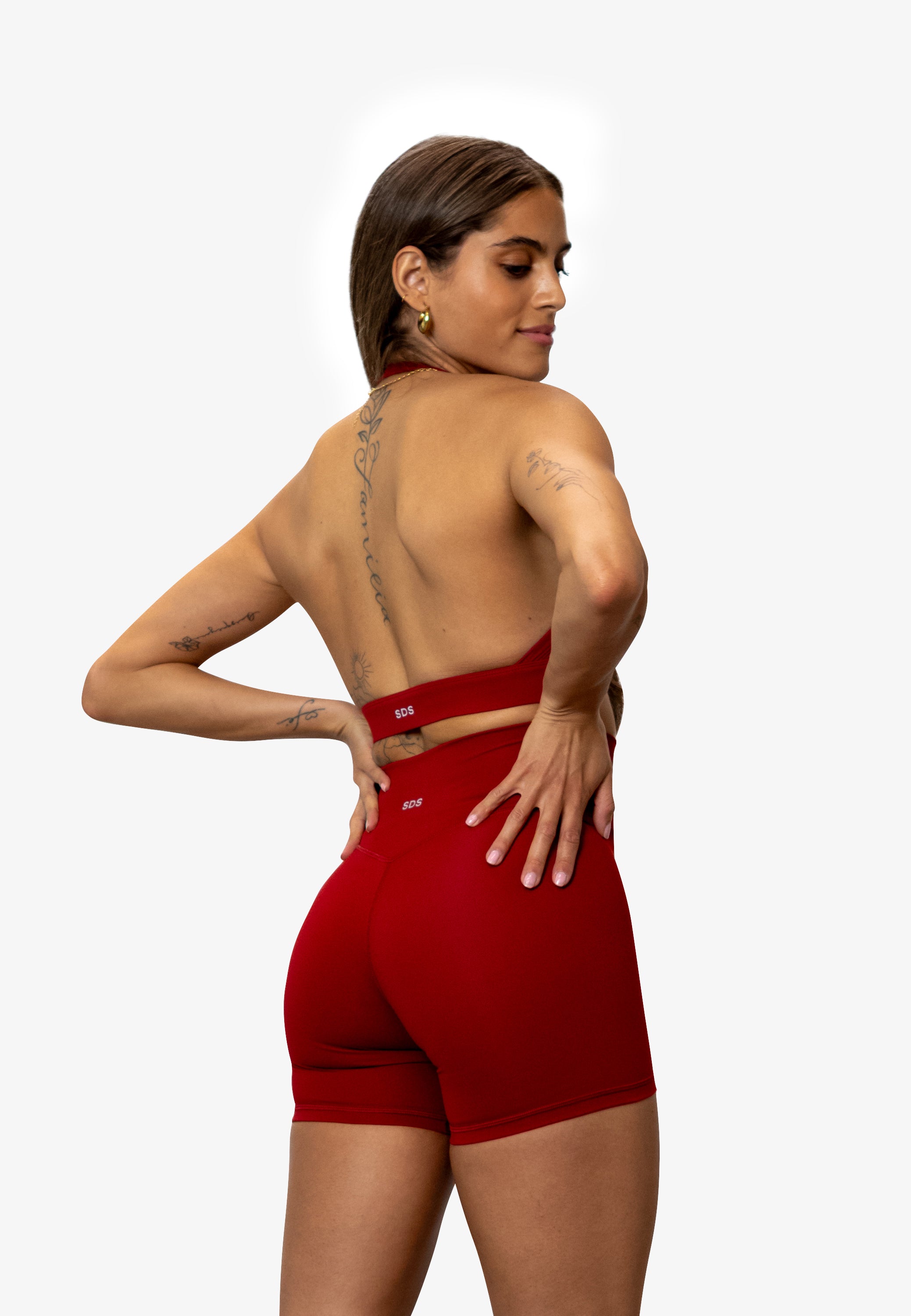 Halter Neck V2 - Spicy Red