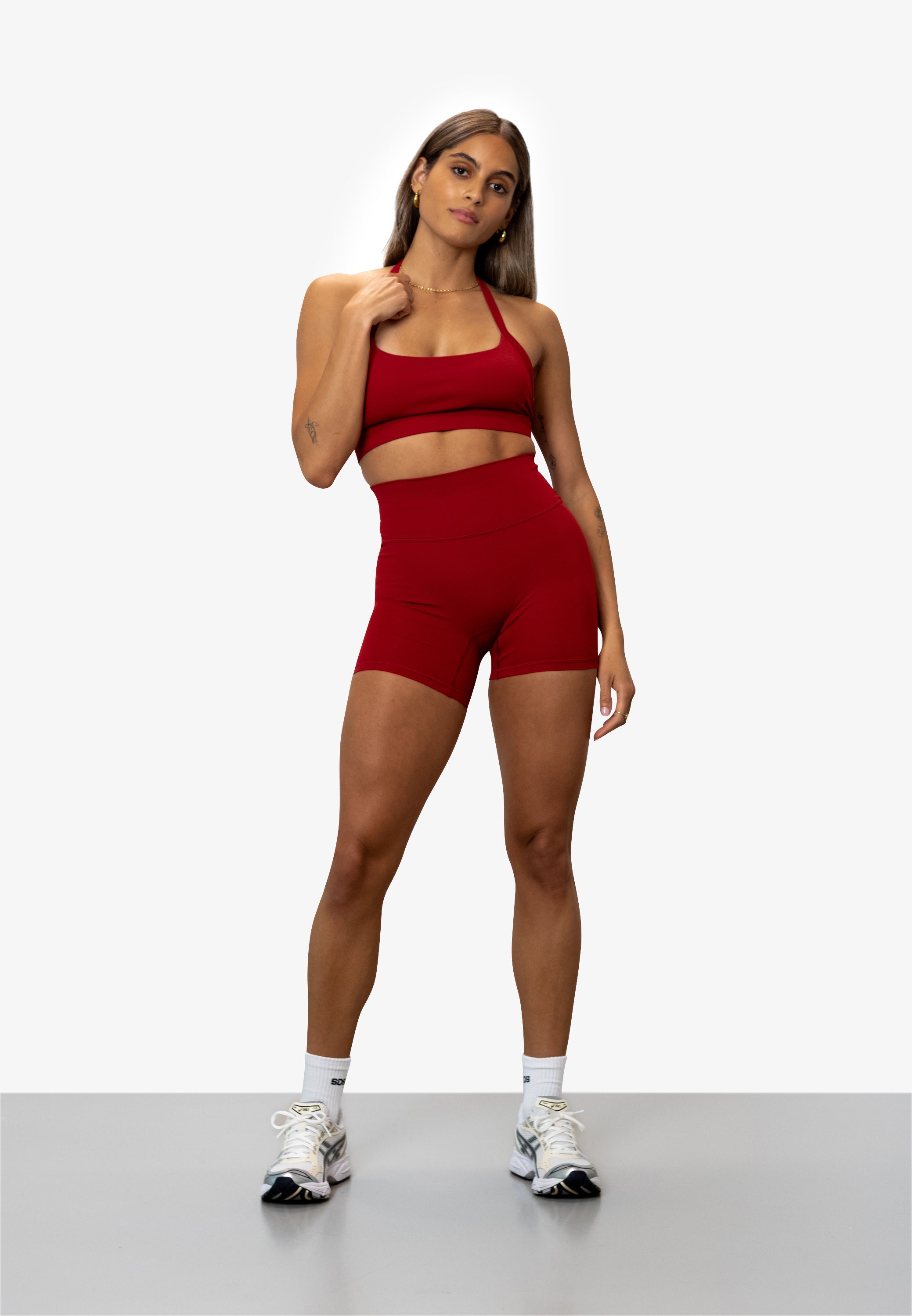 Halter Neck V2 - Spicy Red