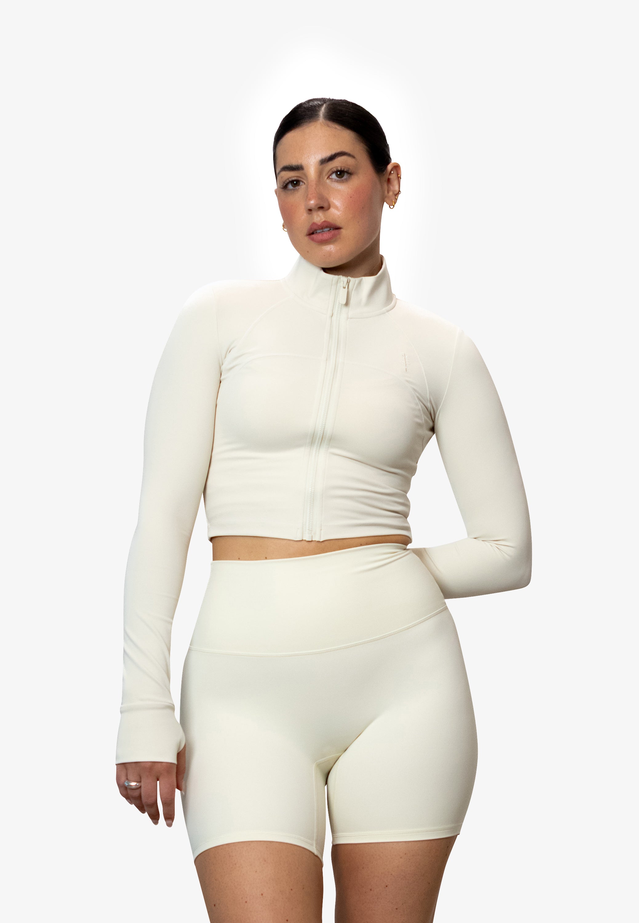 Performance Zip Jacket - Meringue