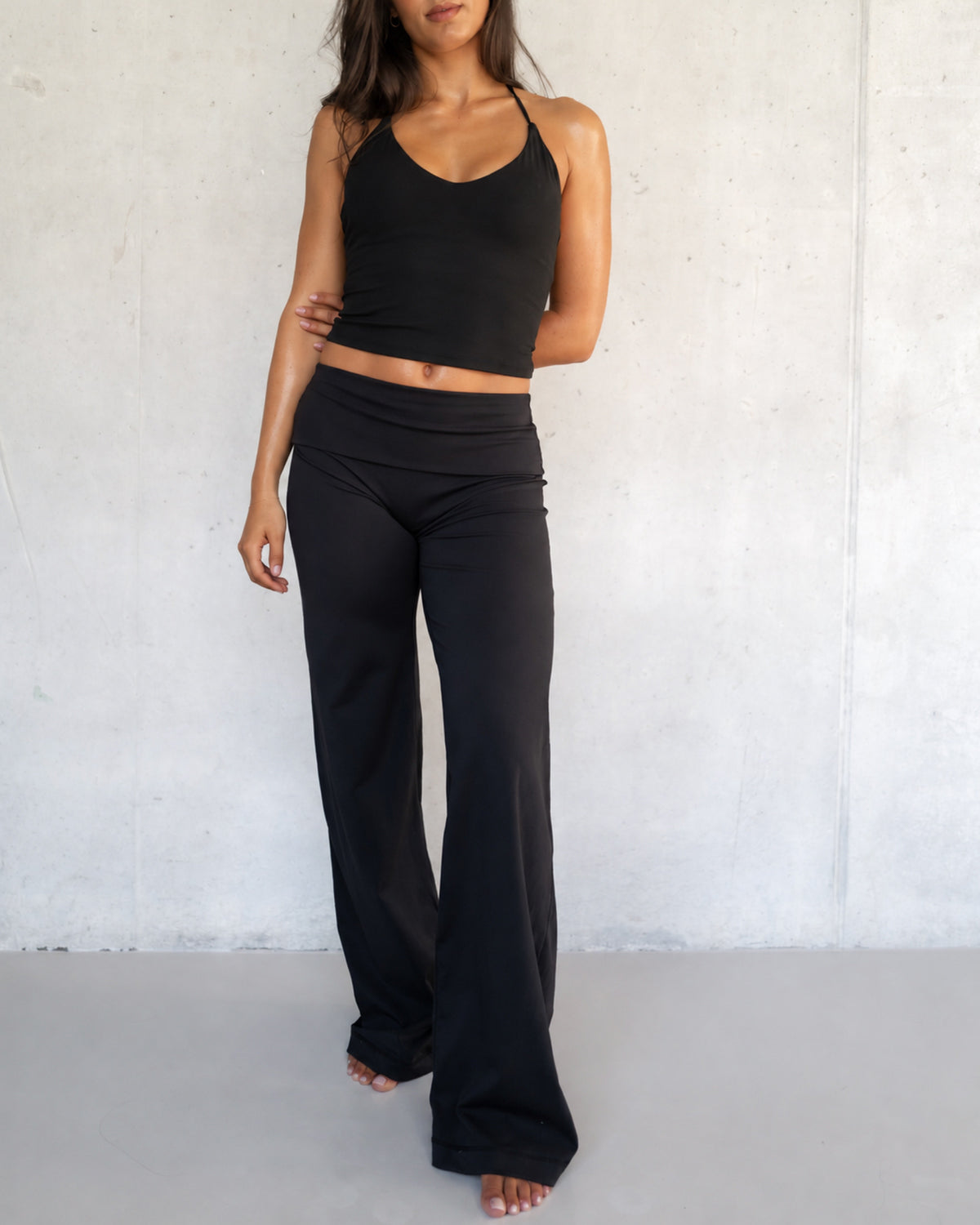Foldover - Full Length - Wideleg Pants