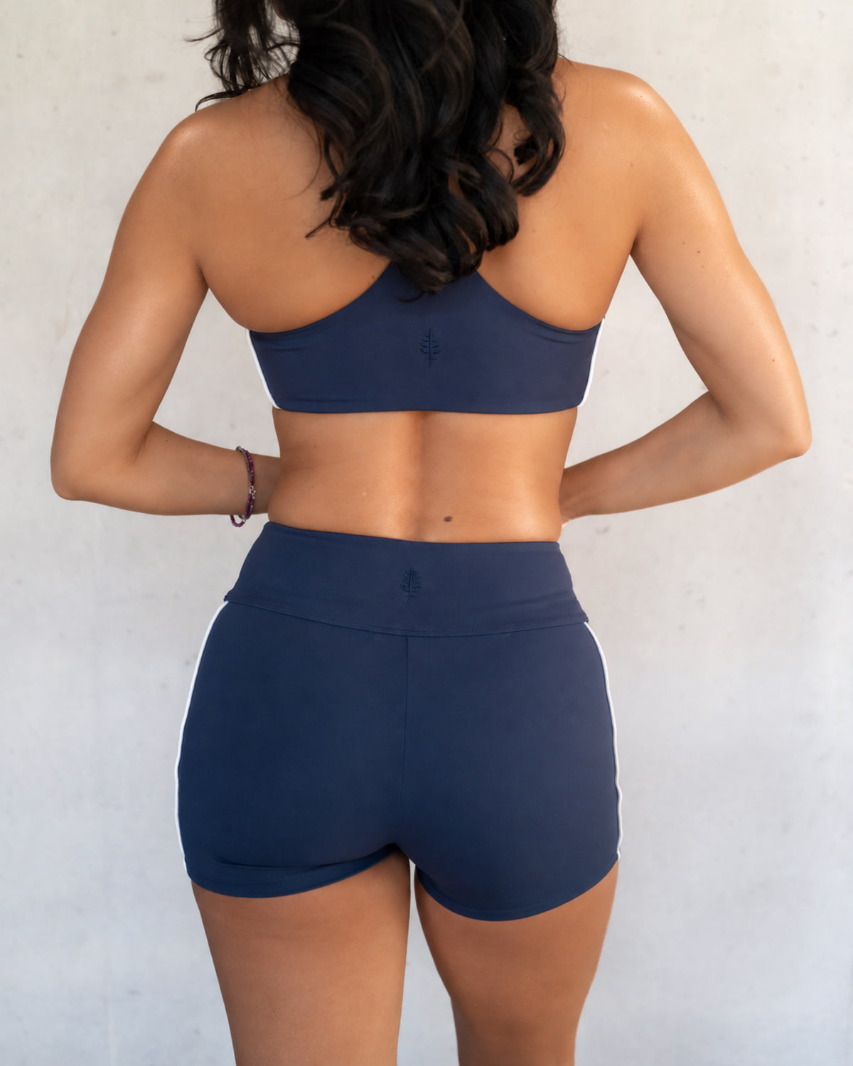Racer Back V2 Striped - Wave Blue