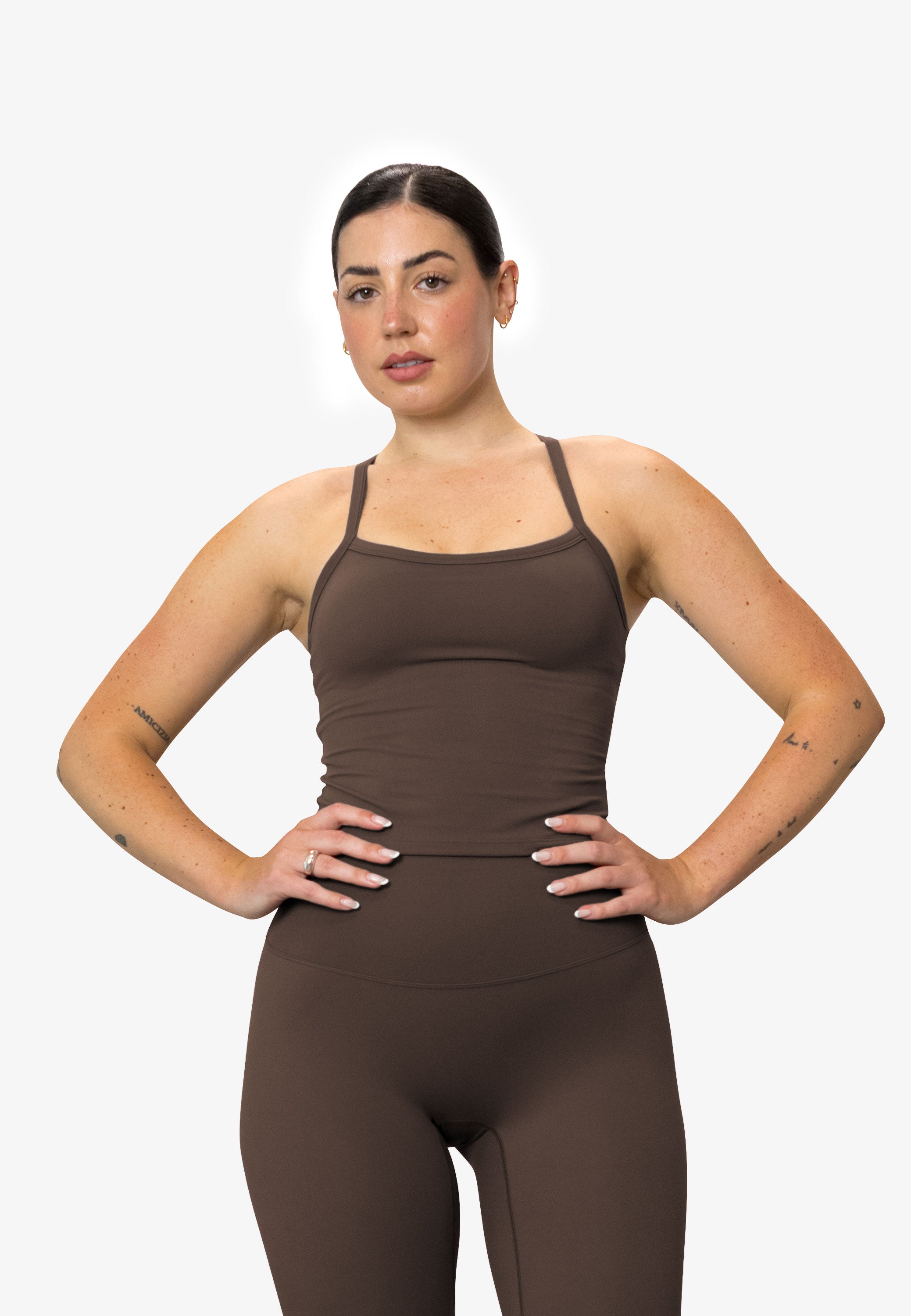 Serenity Tank - Chocolate Brown