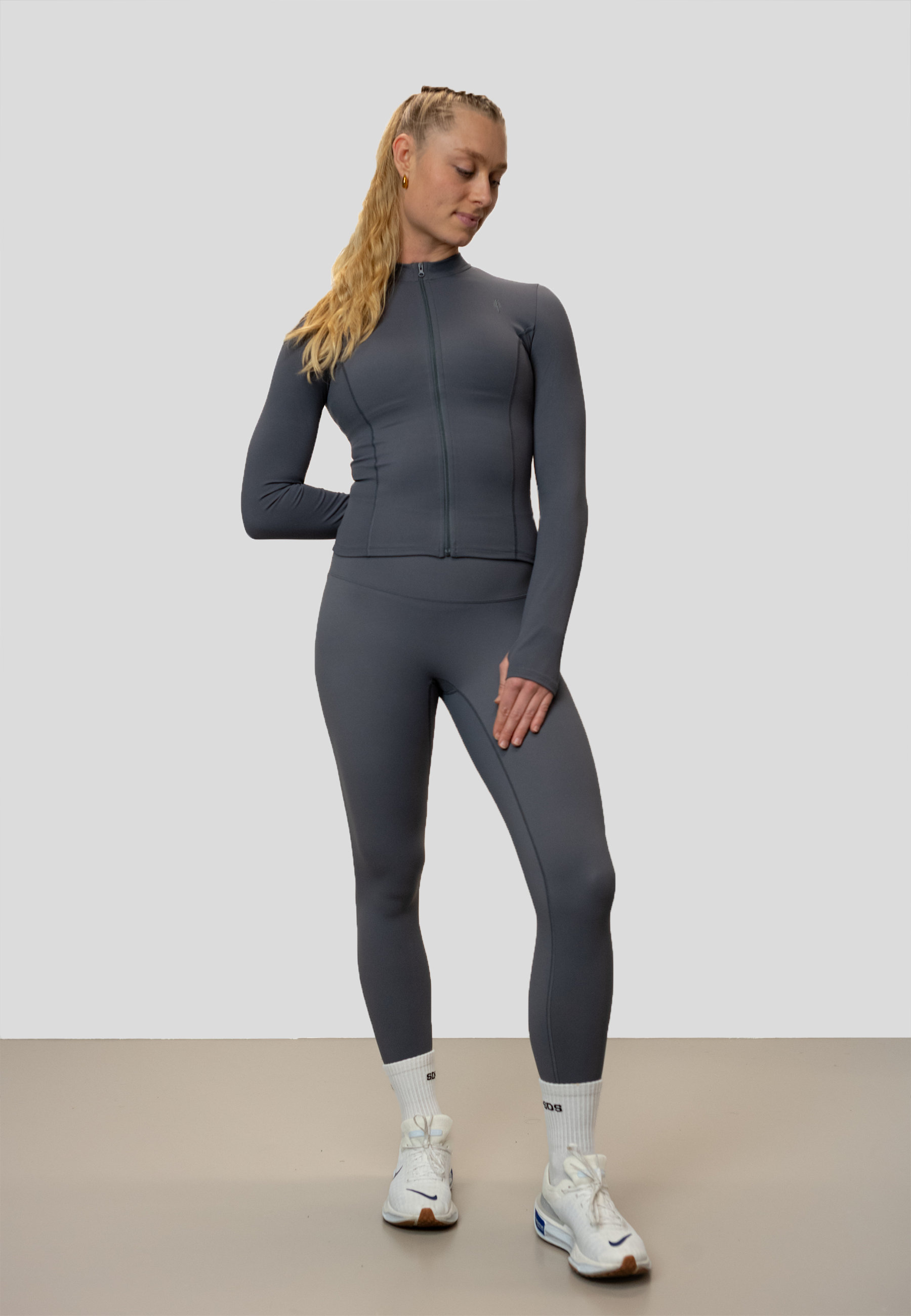 Zip Jacket Full Length V3- Deep Grey