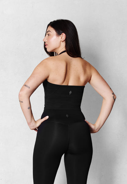 Halter Neck Top - Black