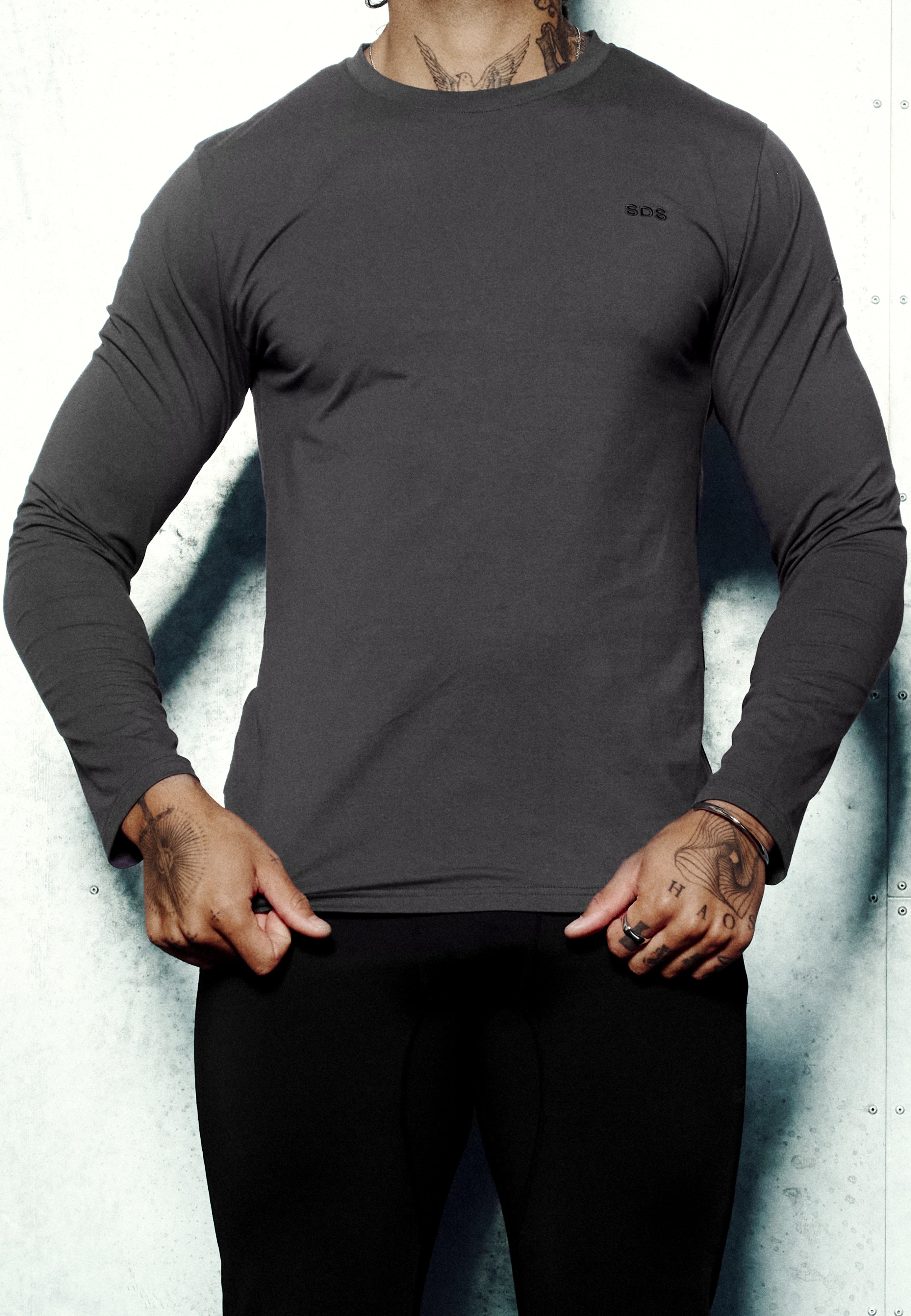 Essential Longsleeve - Grau