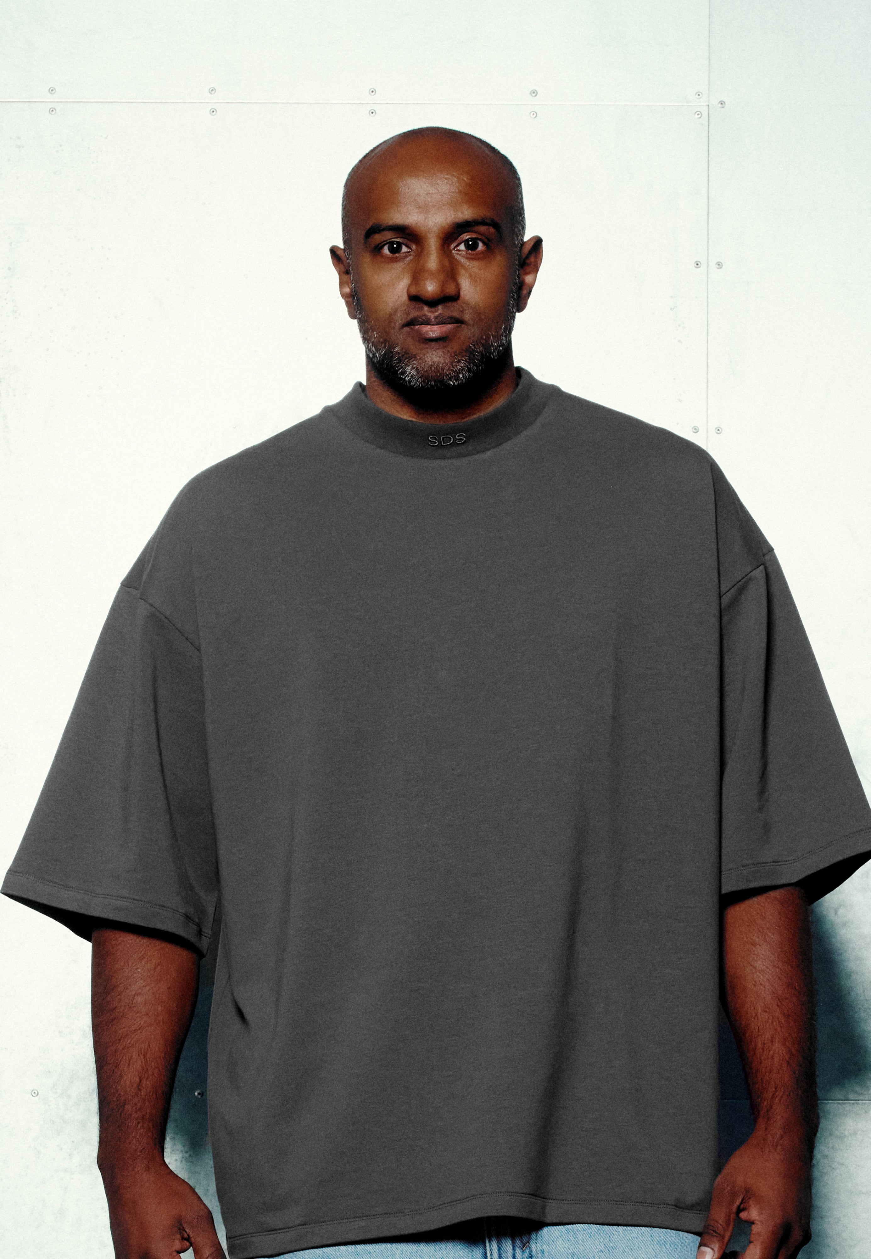 Signature Oversized T - Grau