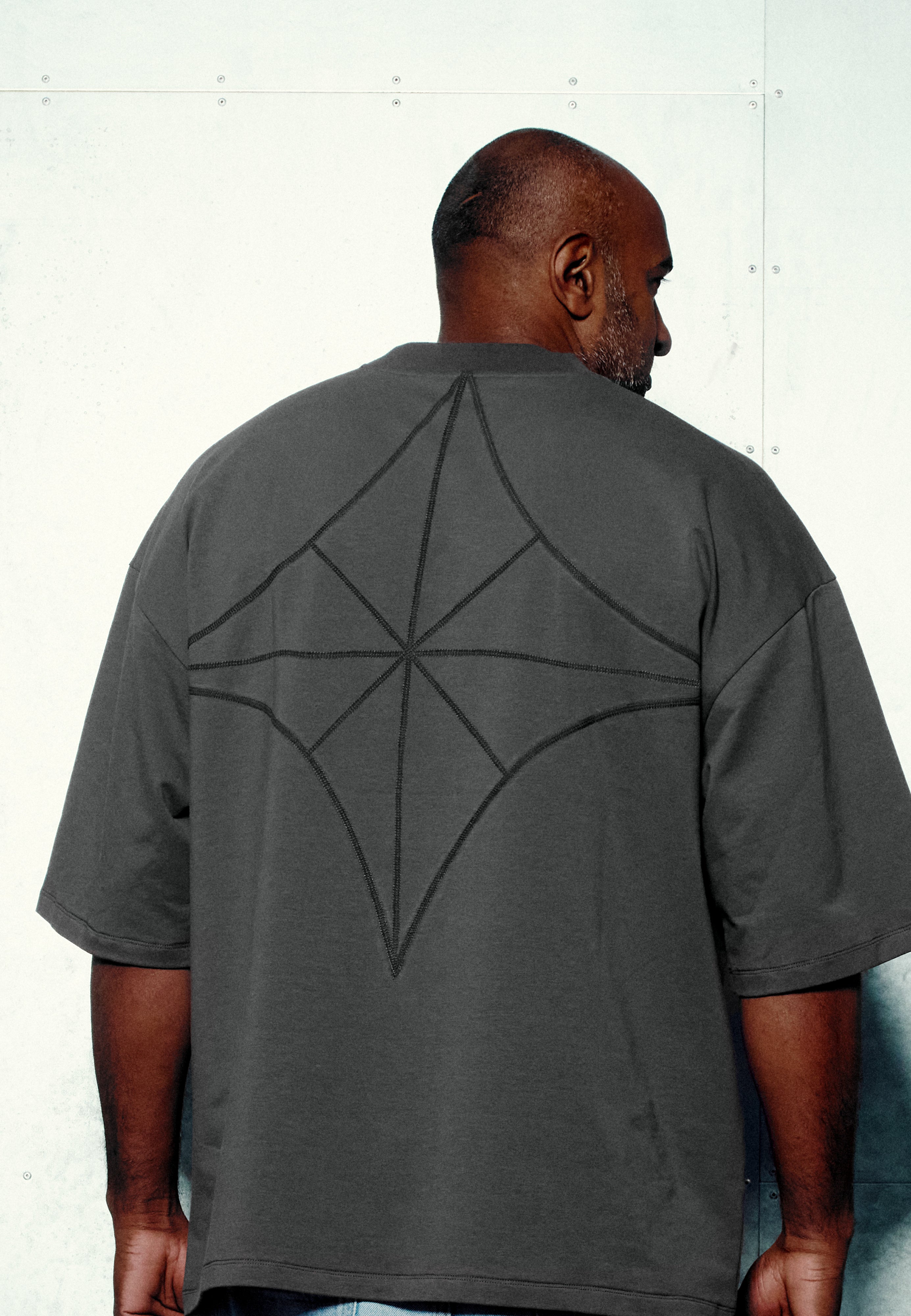 Signature Oversized T - Grau