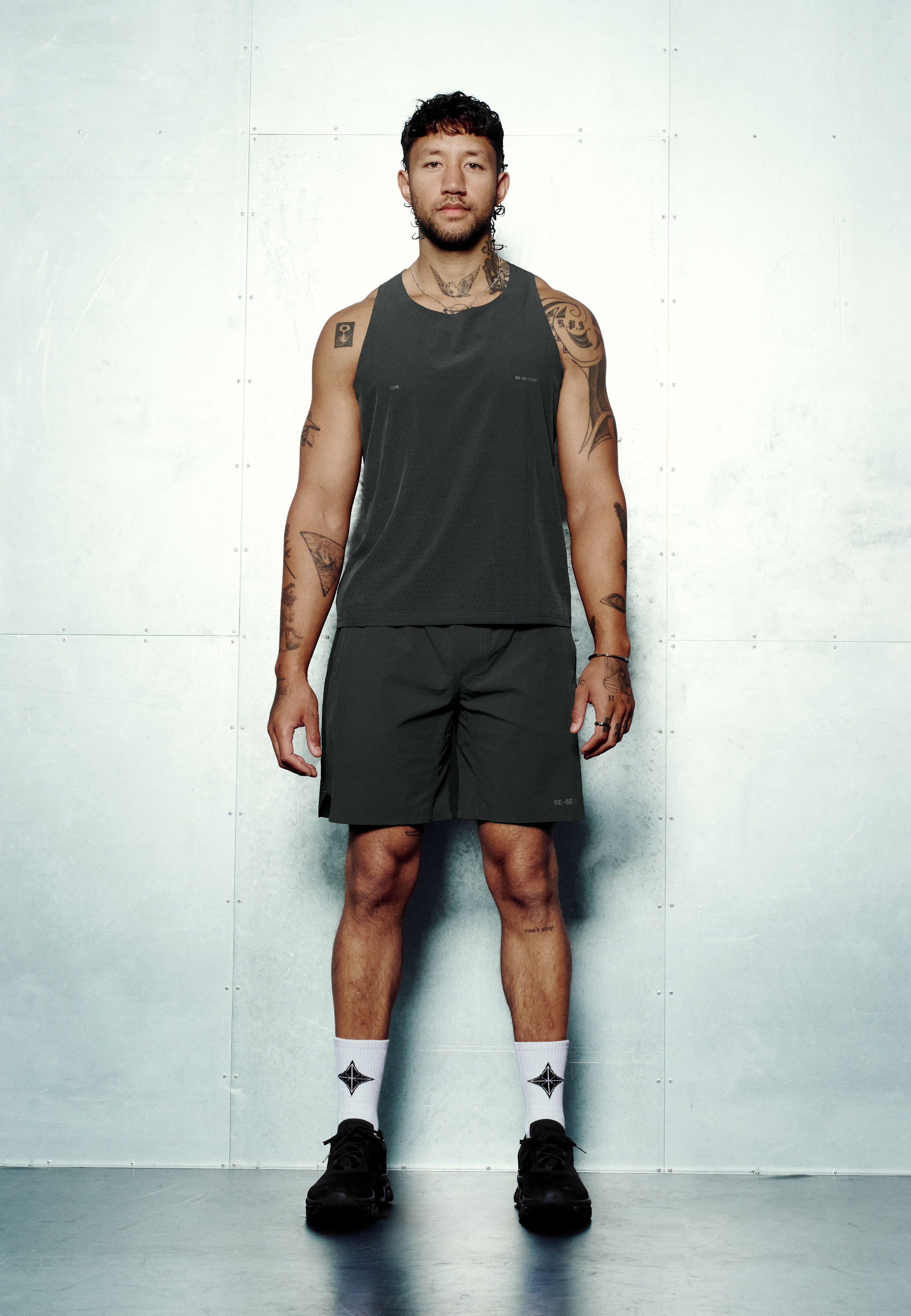 Hybrid Run Shorts - Grau