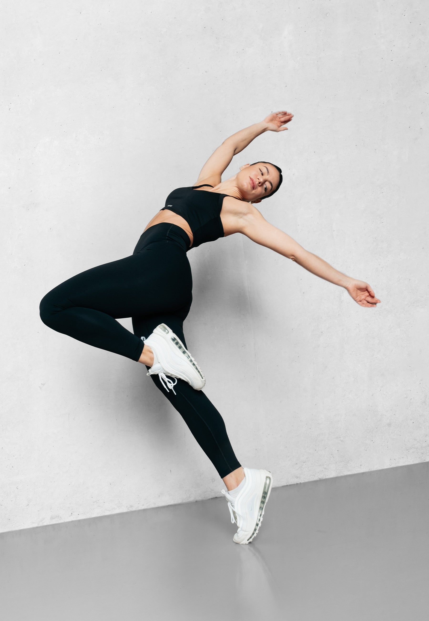 V-Shape Leggings - Schwarz