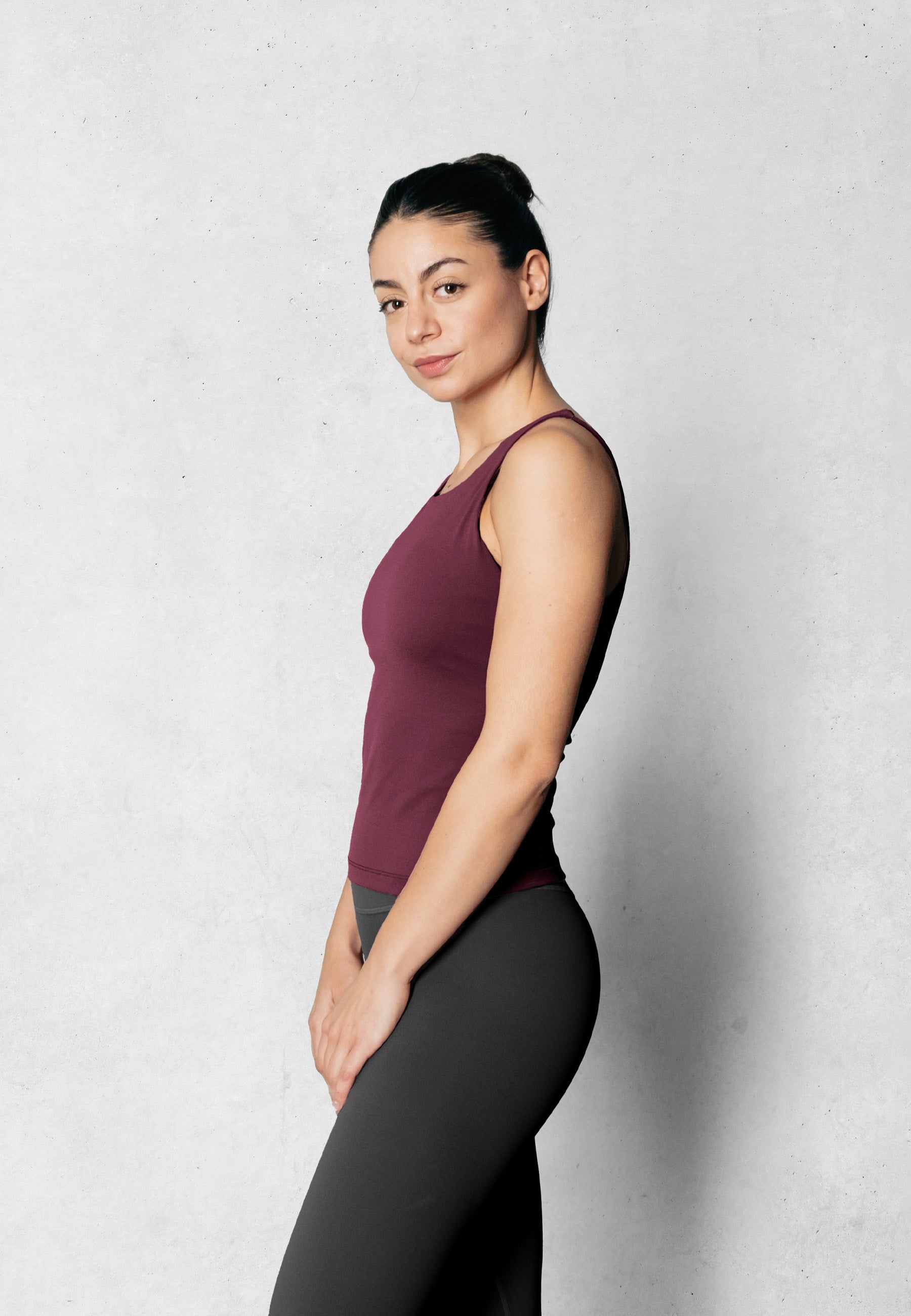 Full Length Top - Merlot