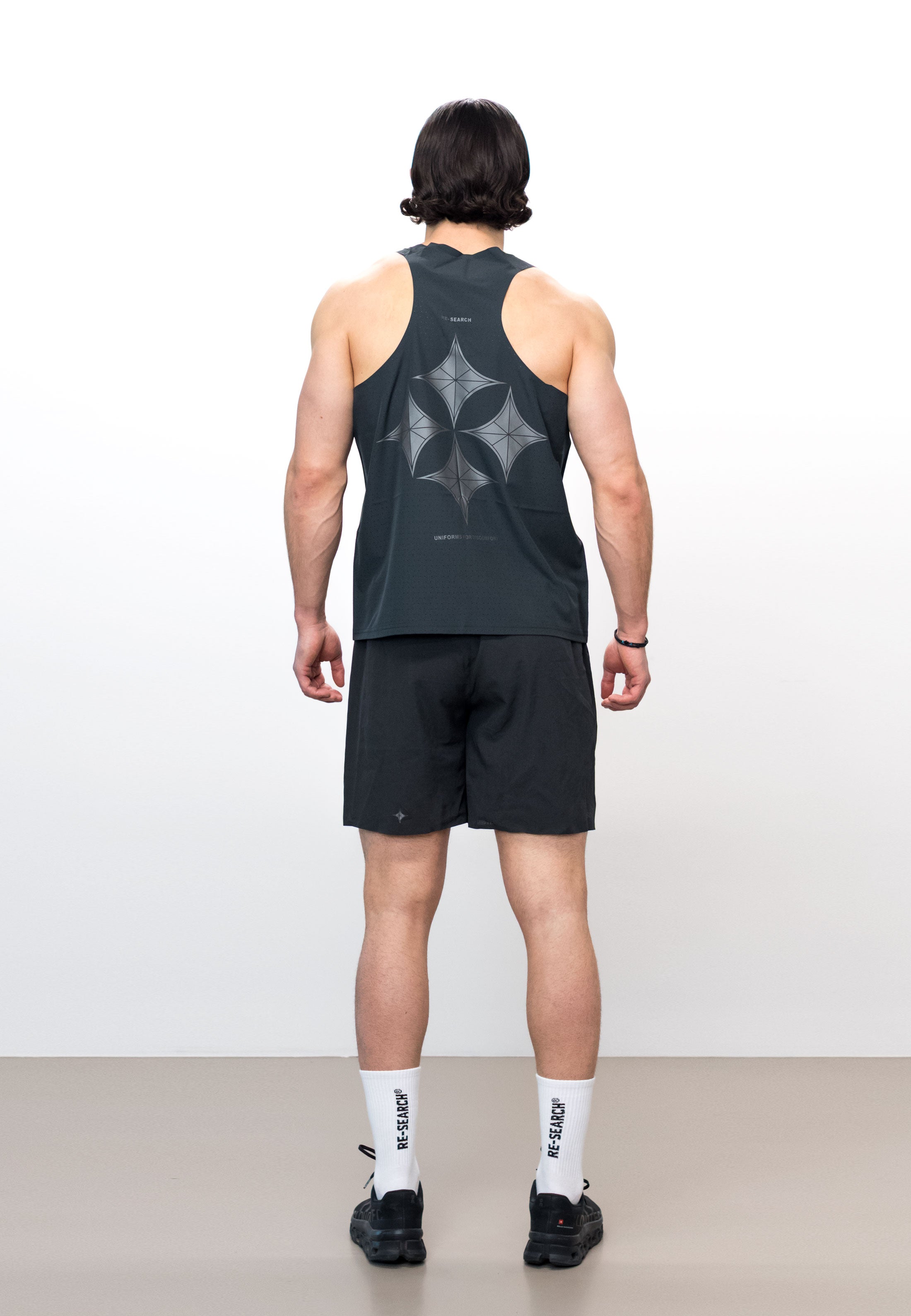 Herren-Renn-Tank - Grau