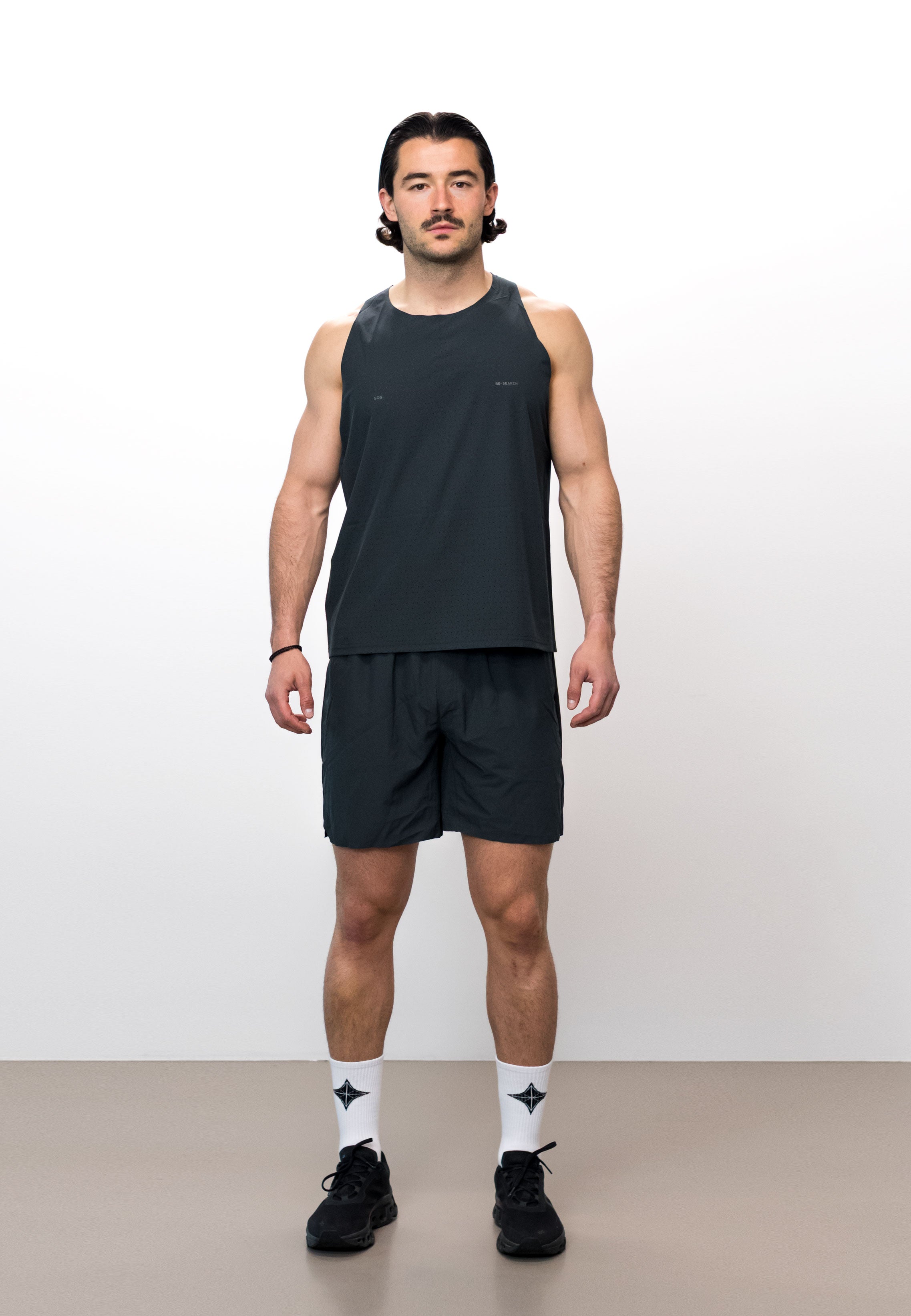 Herren-Renn-Tank - Grau