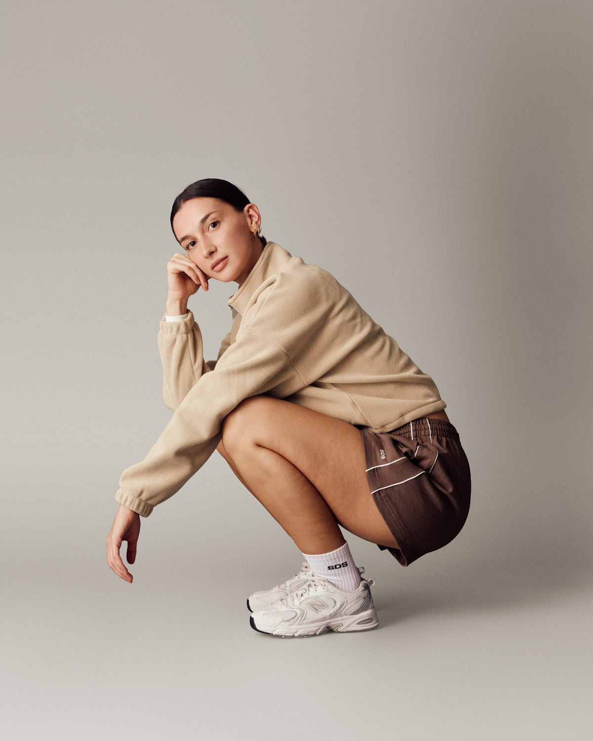 Soft Fleece Jacket - Beige