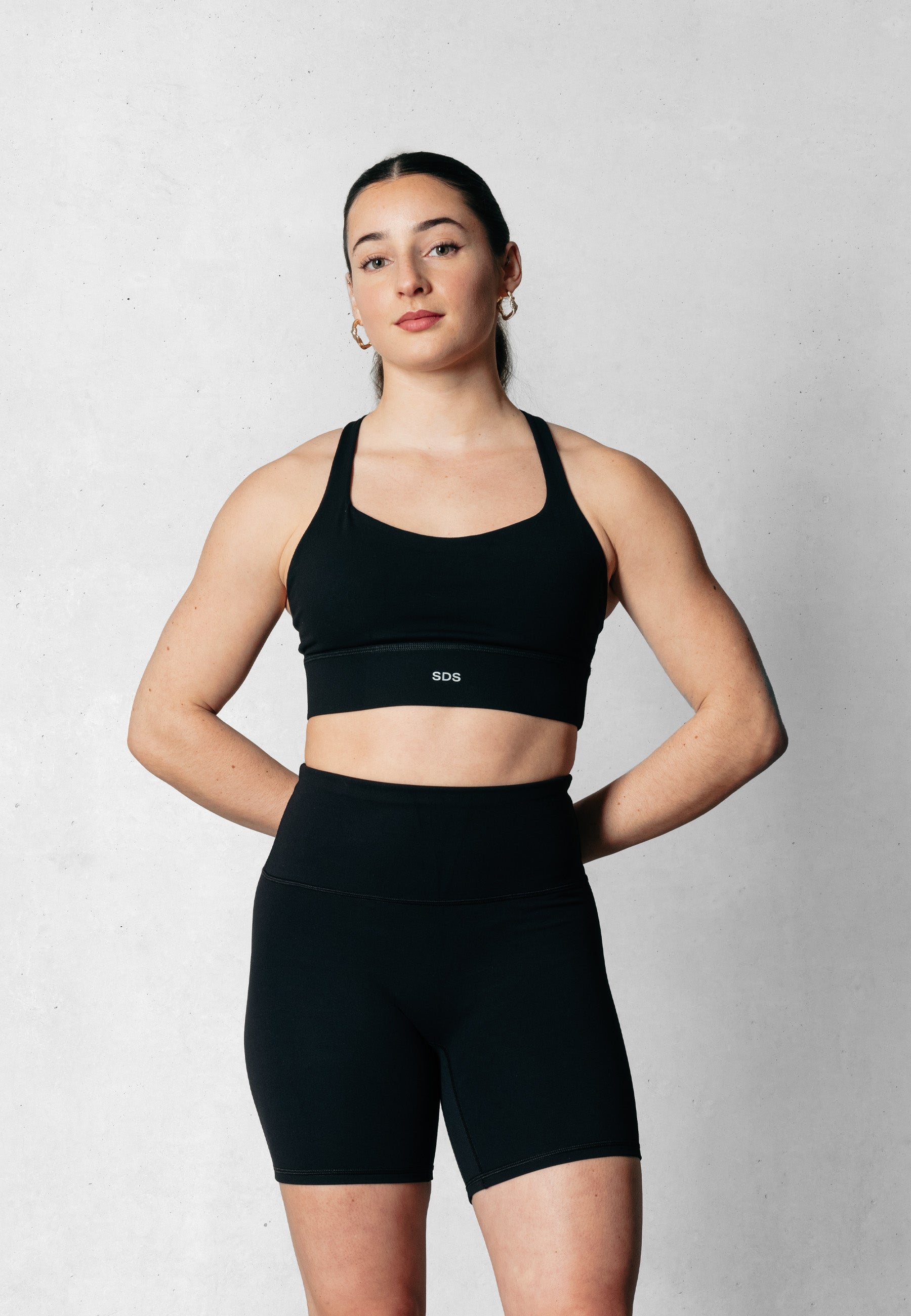 Criss Cross Bra - Black