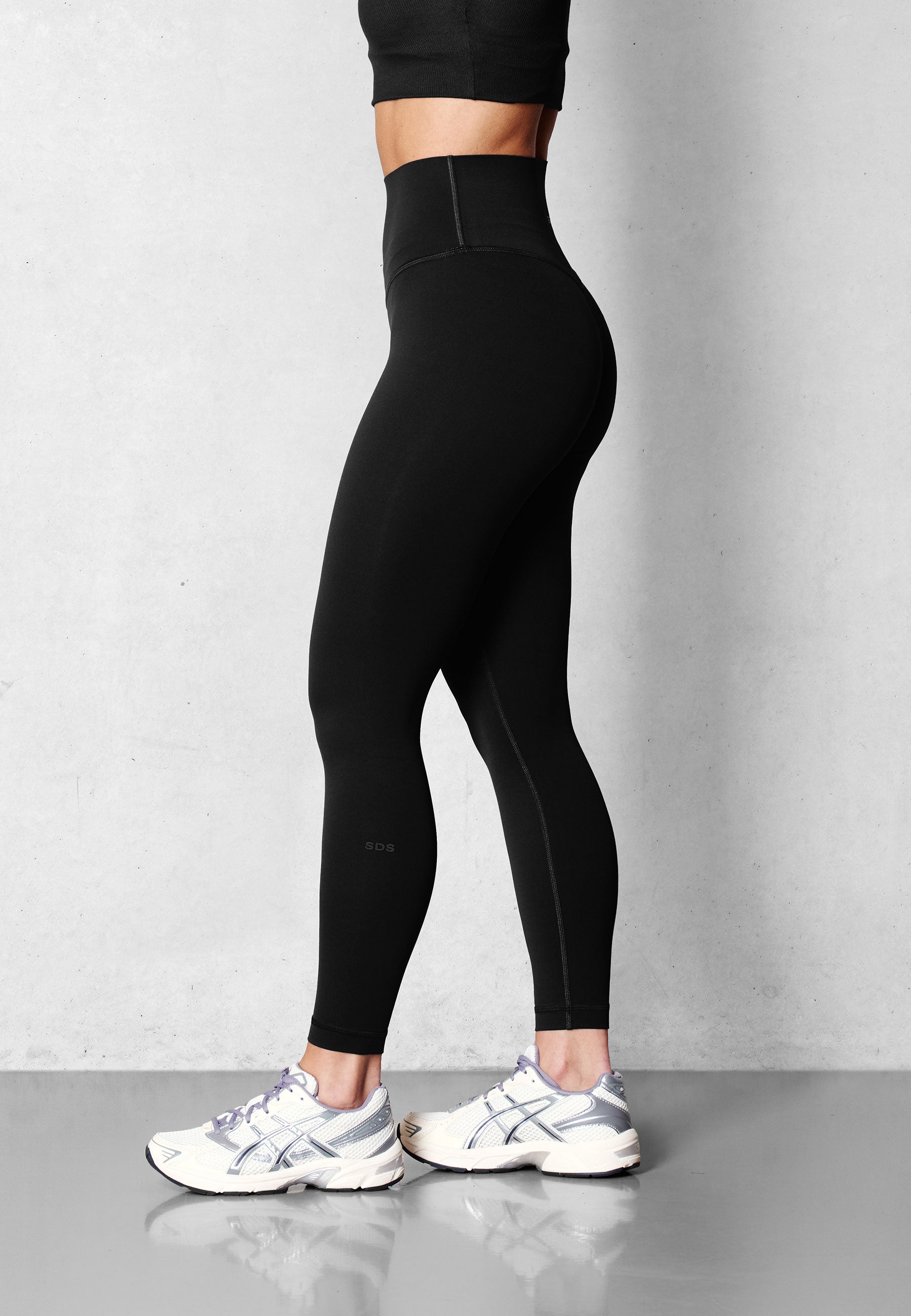 Light Fleeced Performance Tights - Black