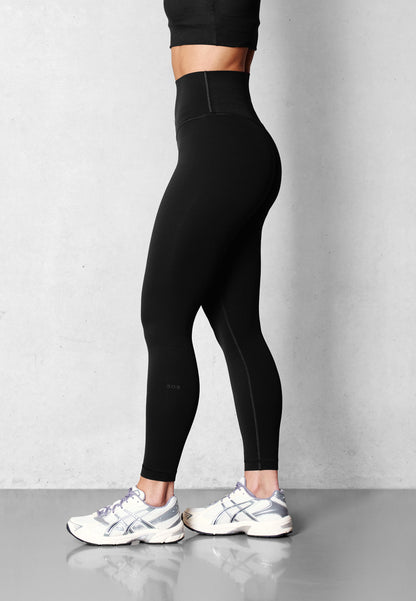 Light Fleeced Performance Tights - Black