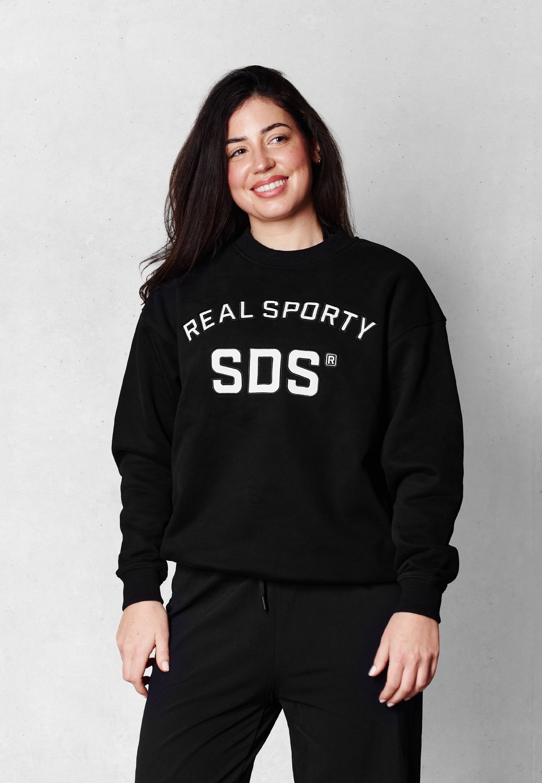 Real Sporty Sweater - Black